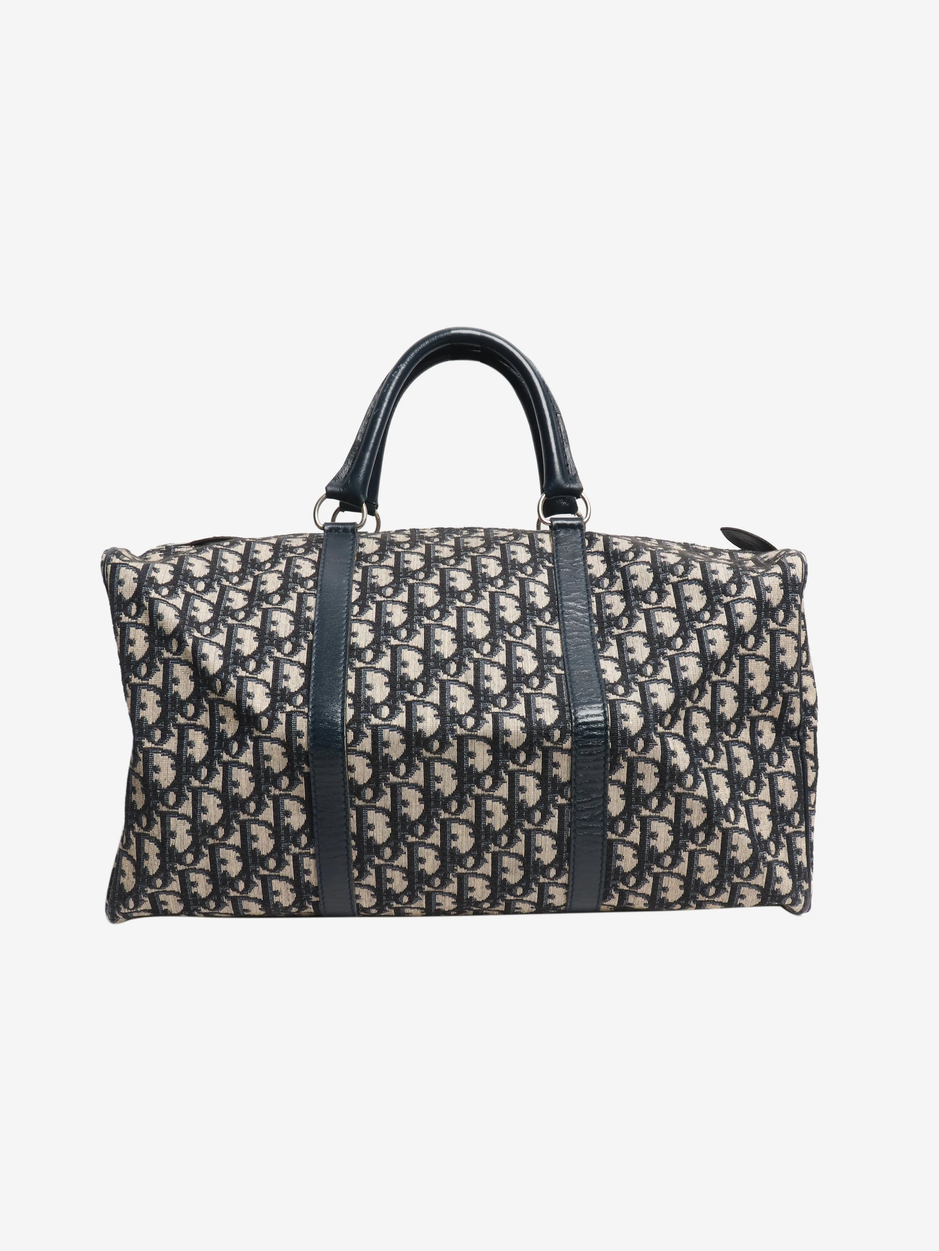 Blue vintage Trotter Boston bag