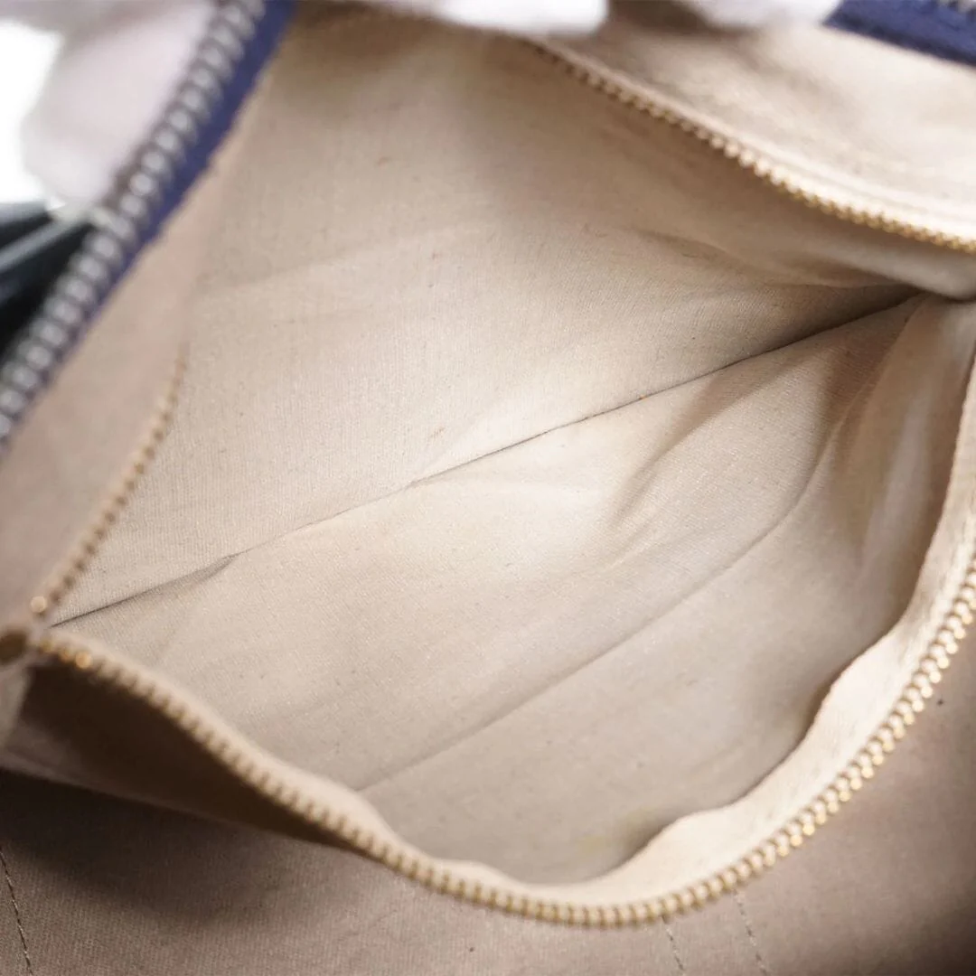 Blue vintage Trotter Boston bag - Image 10