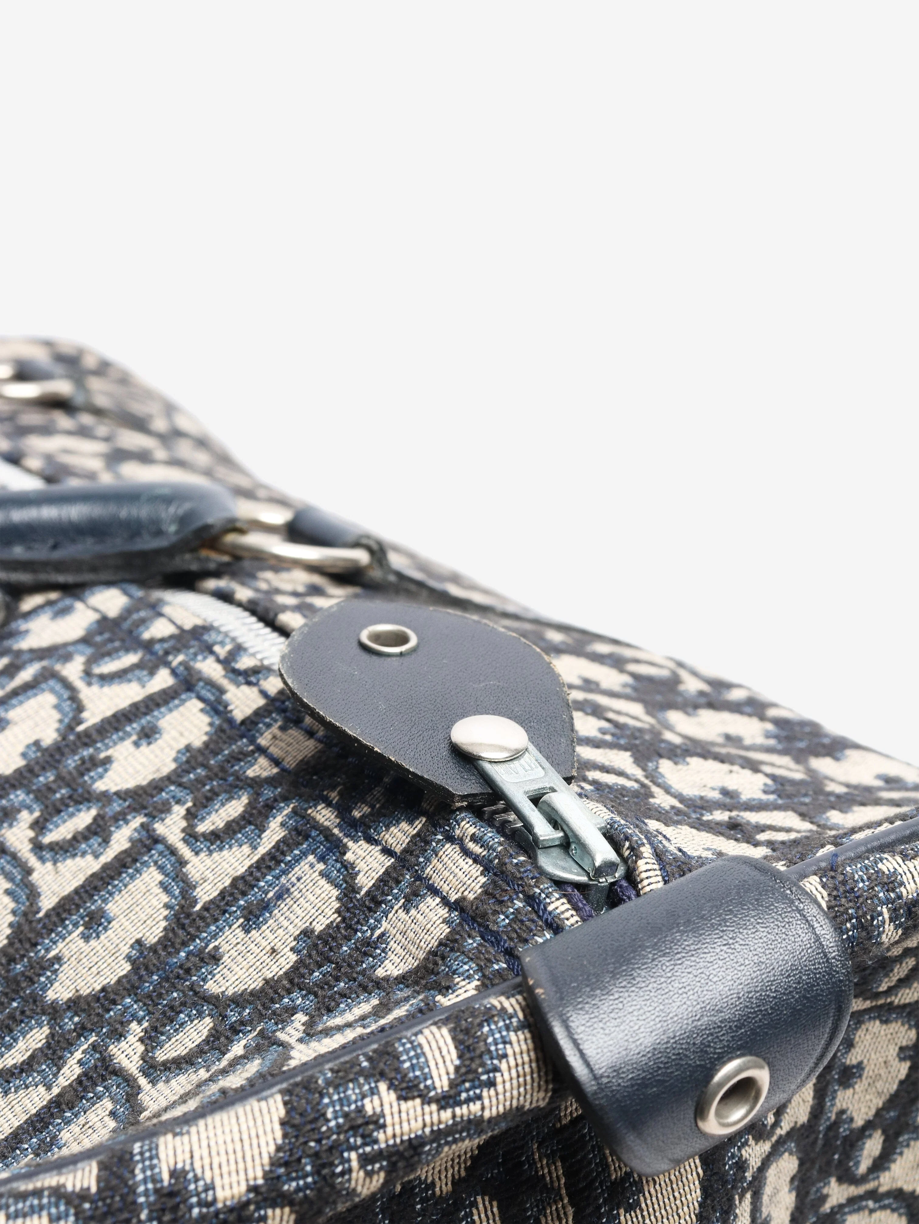 Blue vintage Trotter Boston bag - Image 15