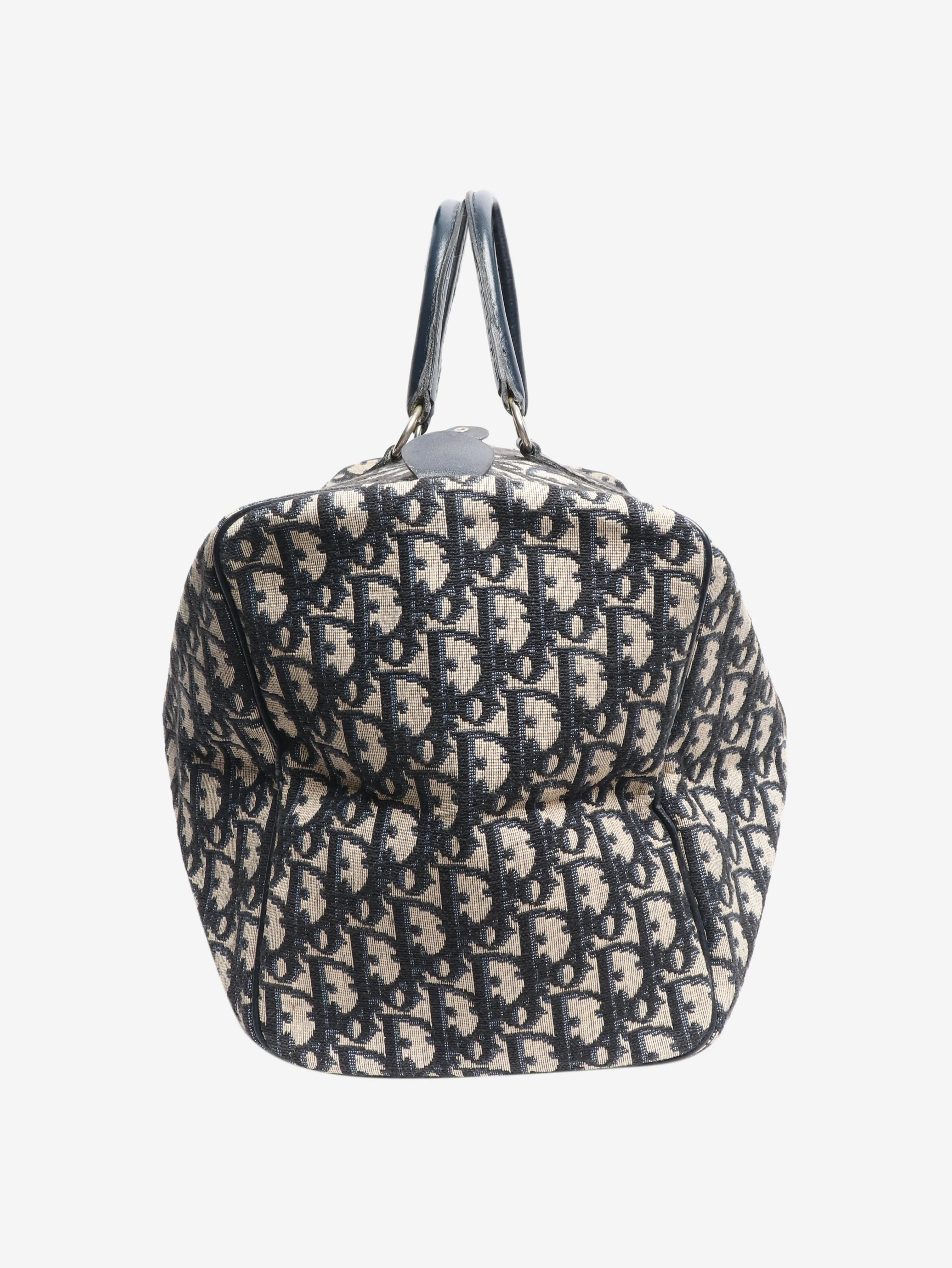 Blue vintage Trotter Boston bag - Image 2