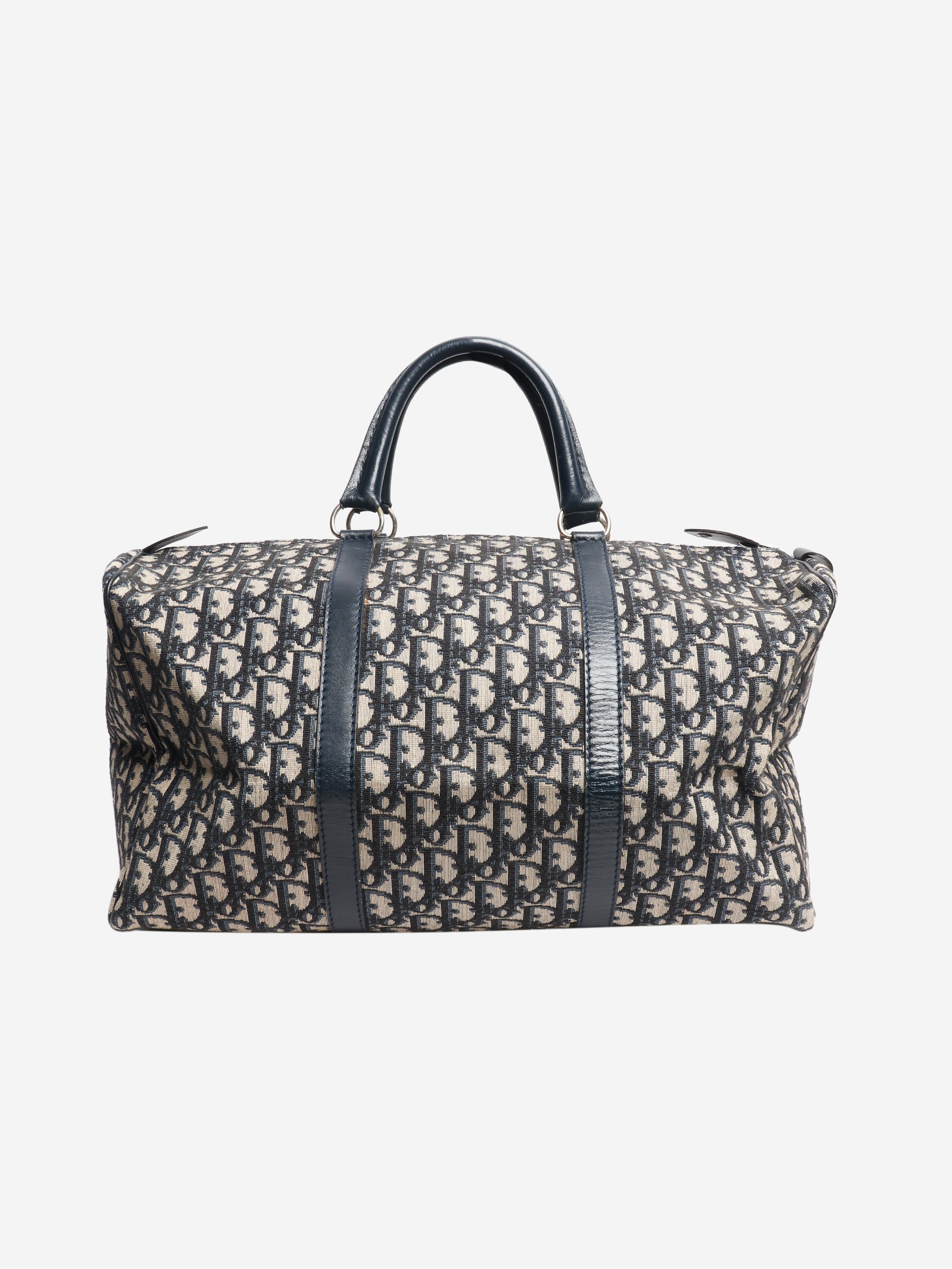 Blue vintage Trotter Boston bag - Image 3