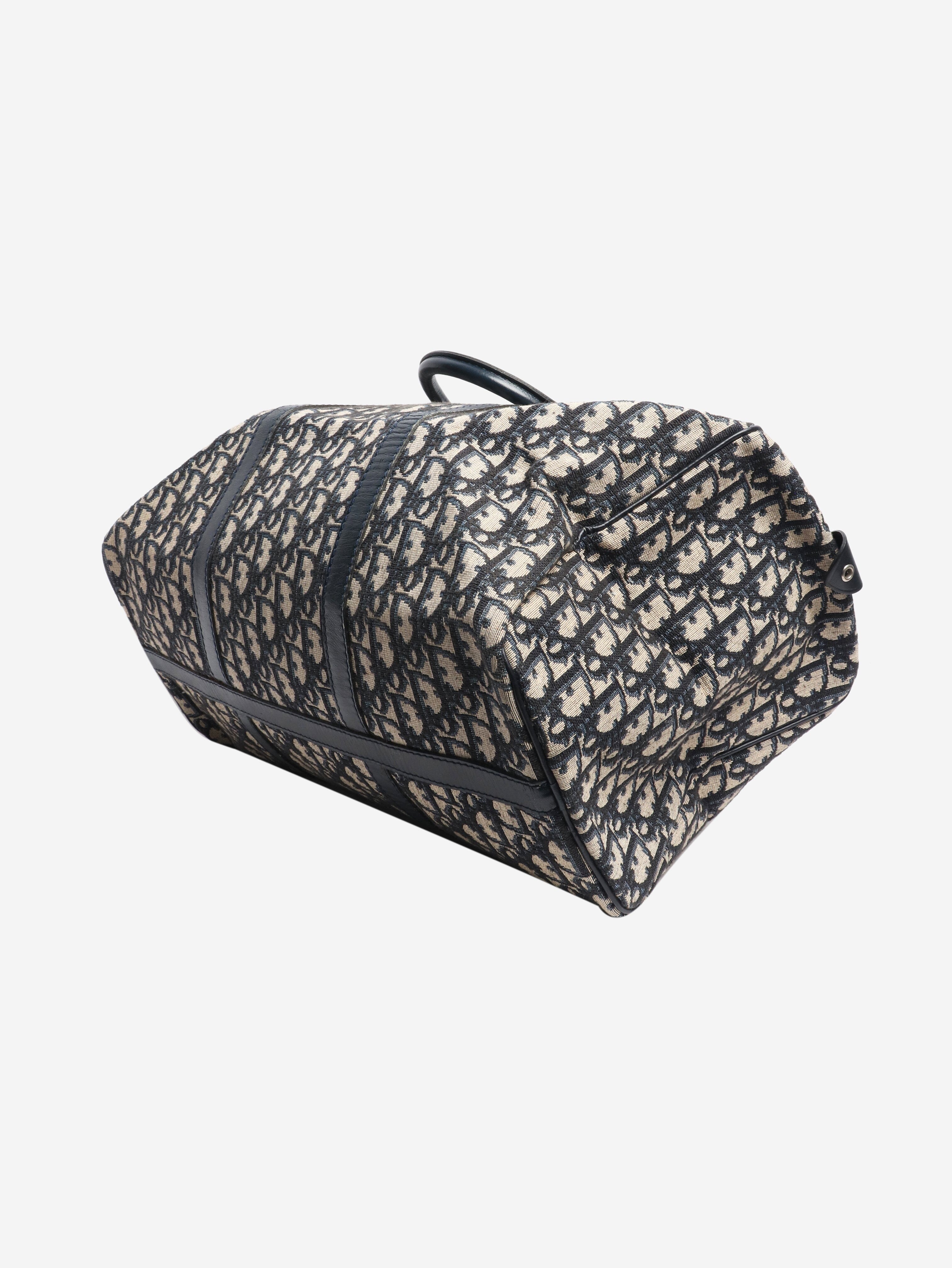 Blue vintage Trotter Boston bag - Image 4