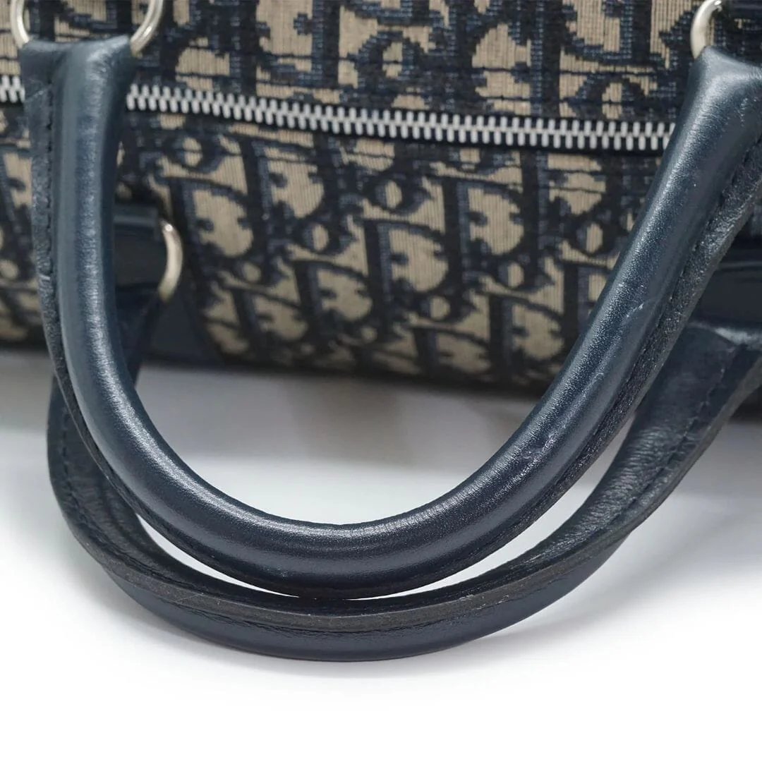 Blue vintage Trotter Boston bag - Image 7