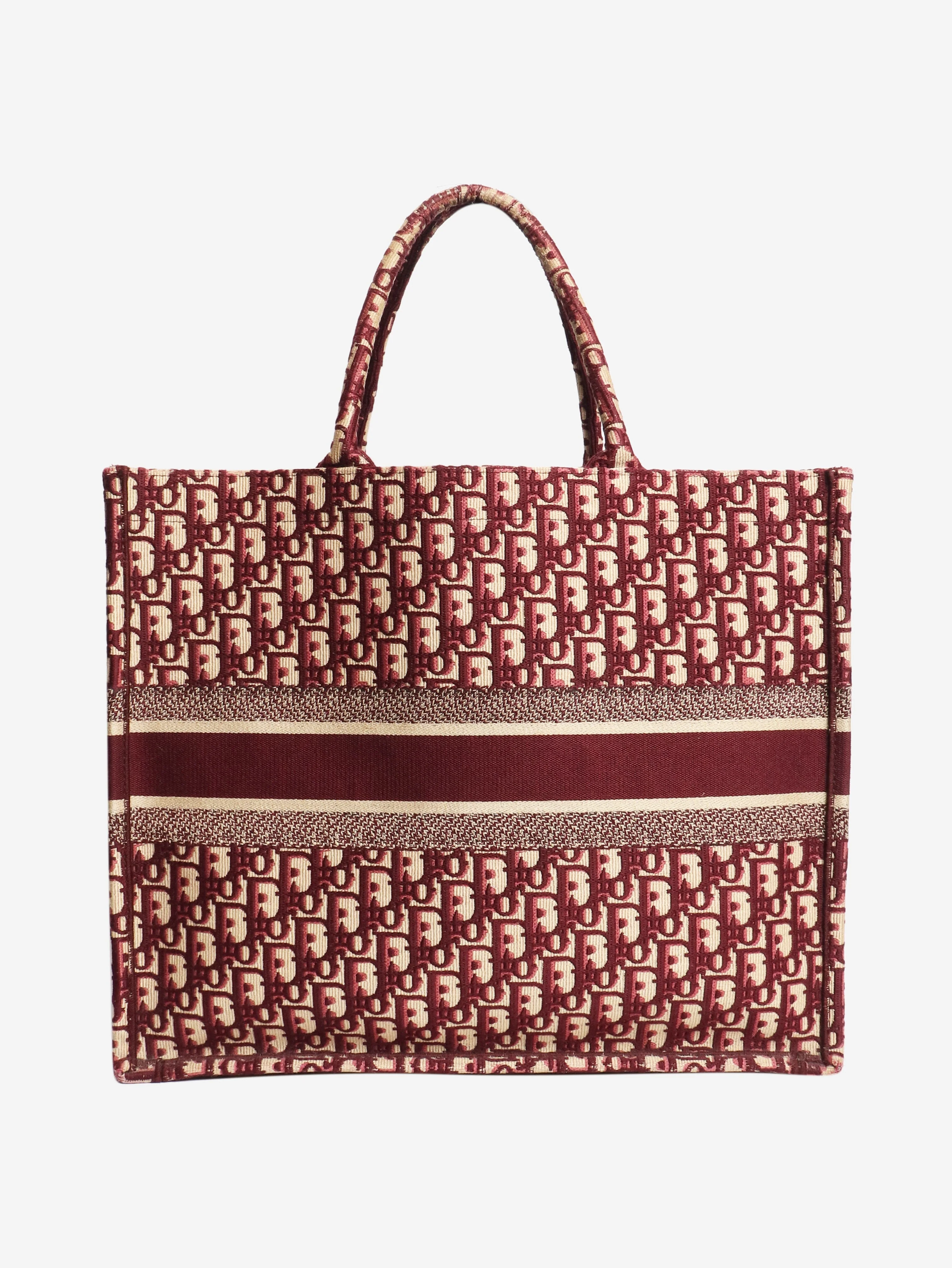 Burgundy 2018 large Book tote - Image 3