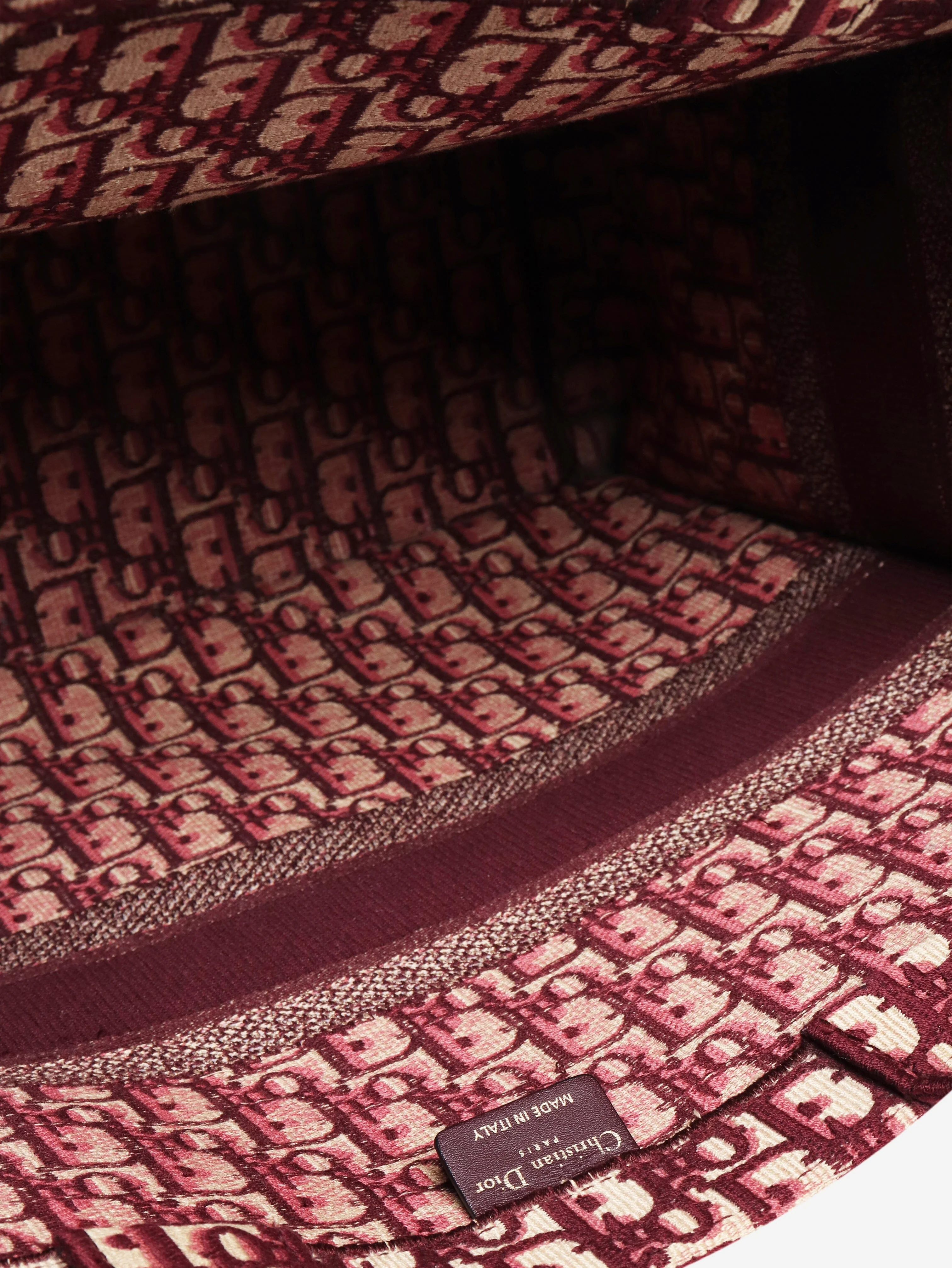 Burgundy 2018 large Book tote - Image 5