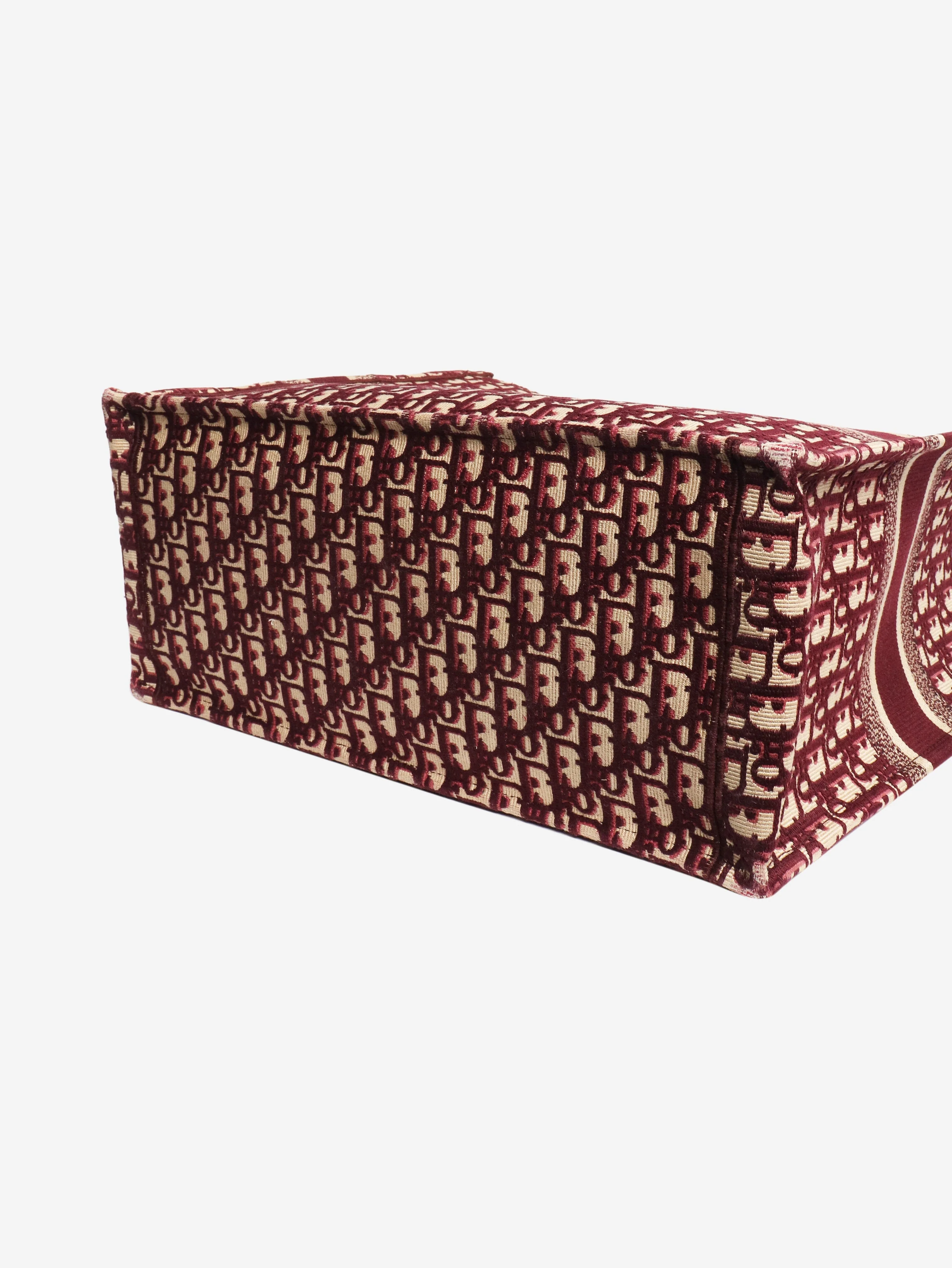 Burgundy 2018 large Book tote - Image 6