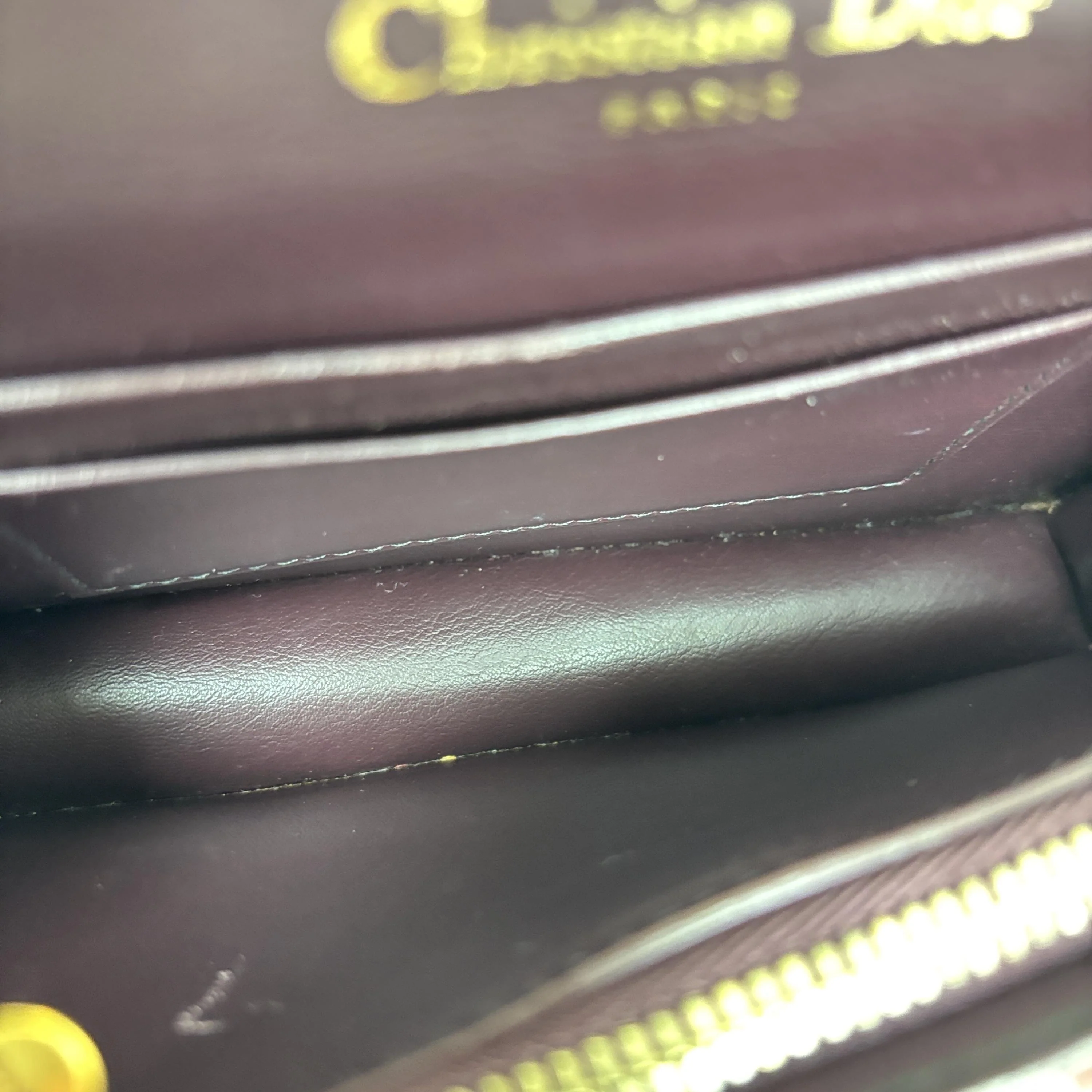 Burgundy 2019 mini Saddle belt bag - Image 2