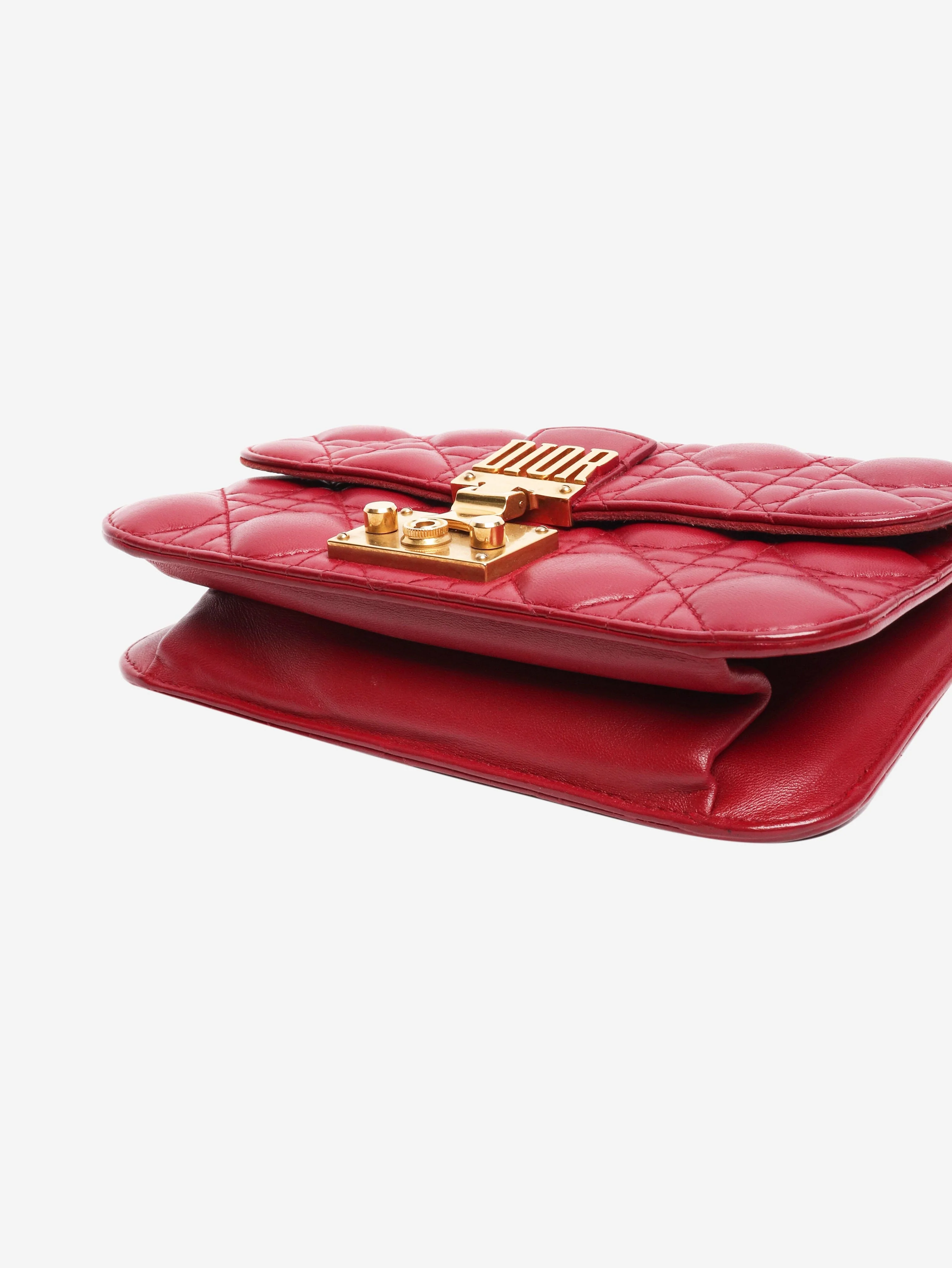 Burgundy New Rock Cannage-quilted bag - Image 5