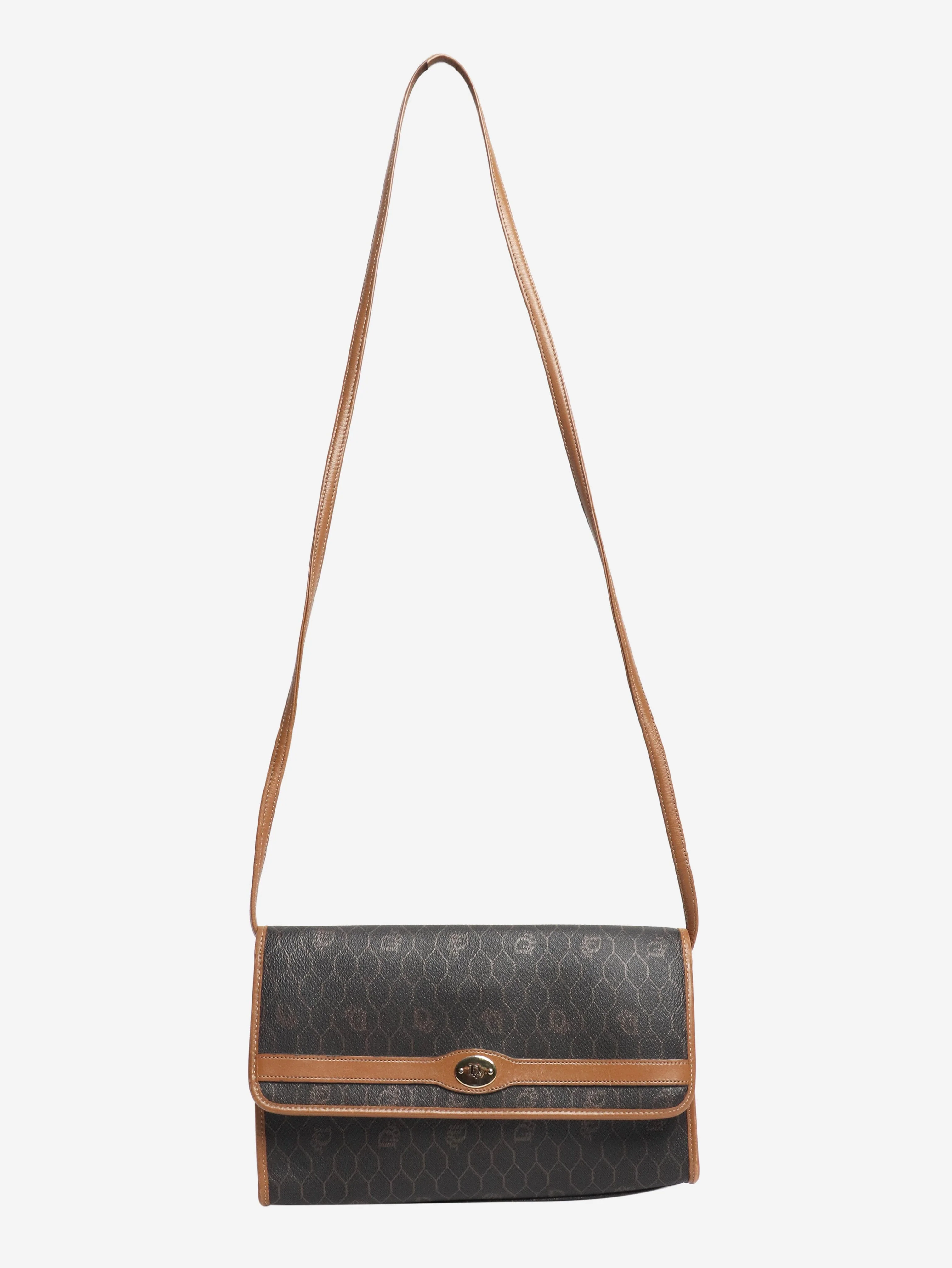 Dark brown Honeycomb shoulder bag - Image 2