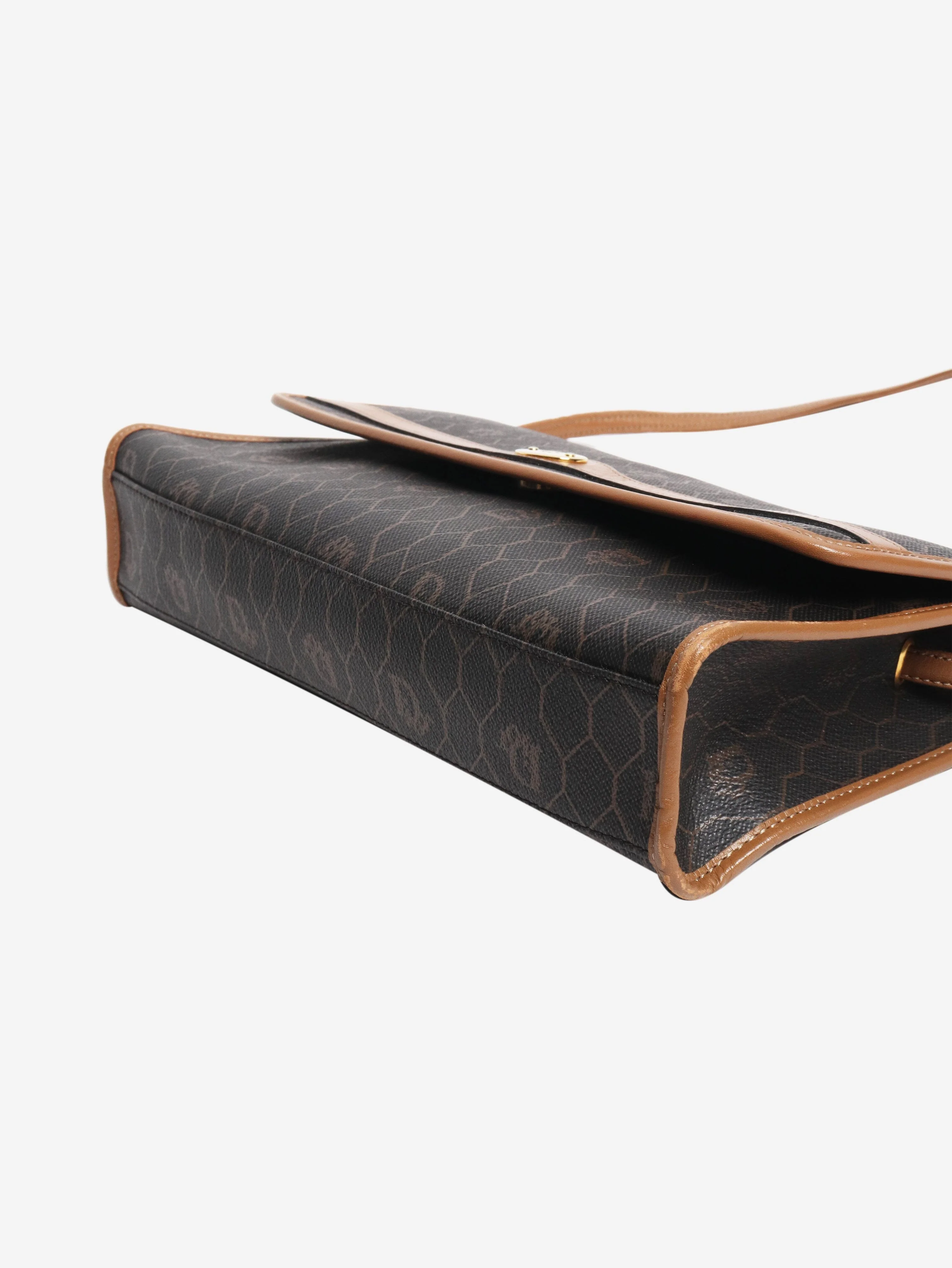 Dark brown Honeycomb shoulder bag - Image 4
