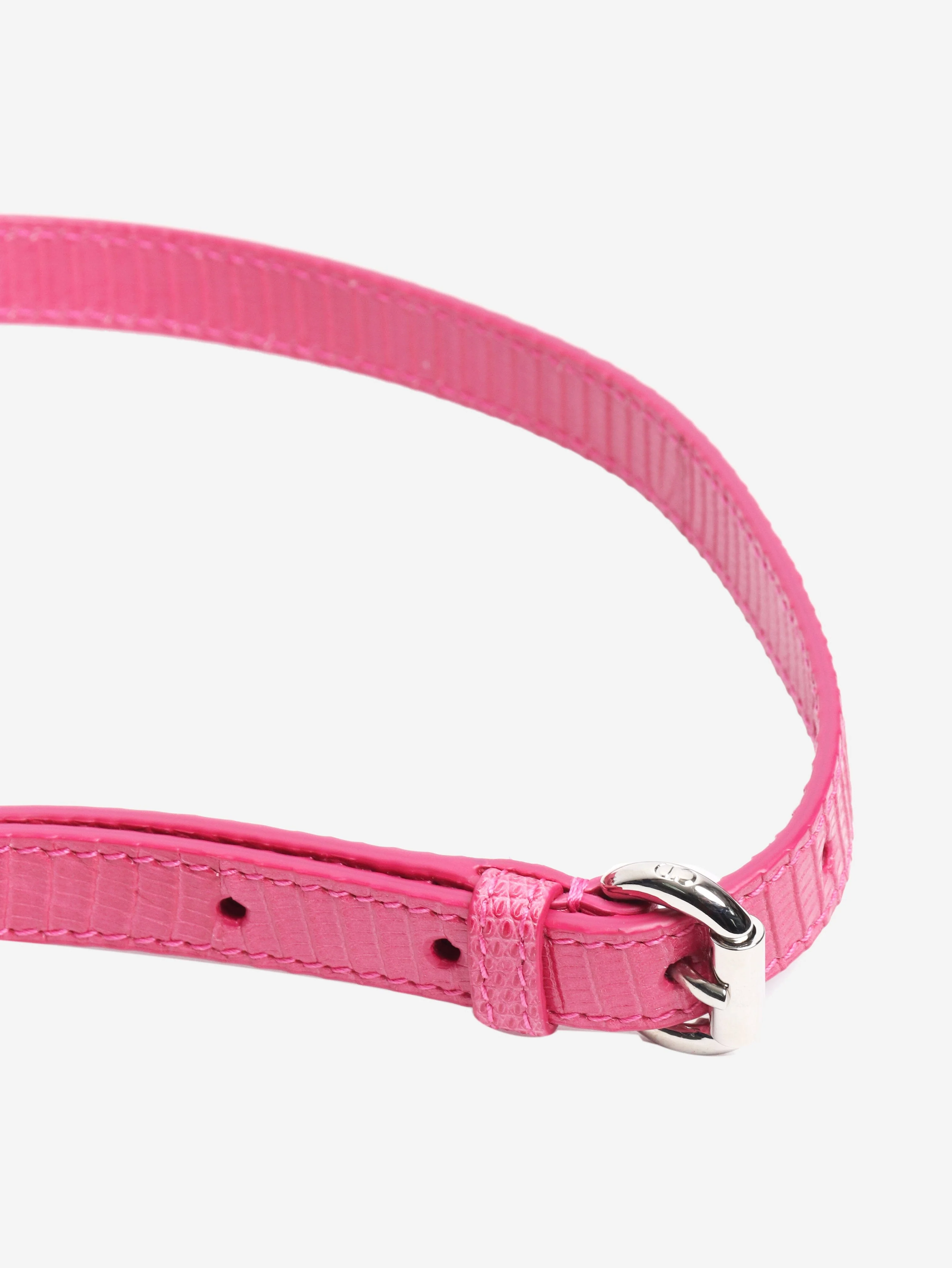 Pink lizard lady dior bag - Image 9