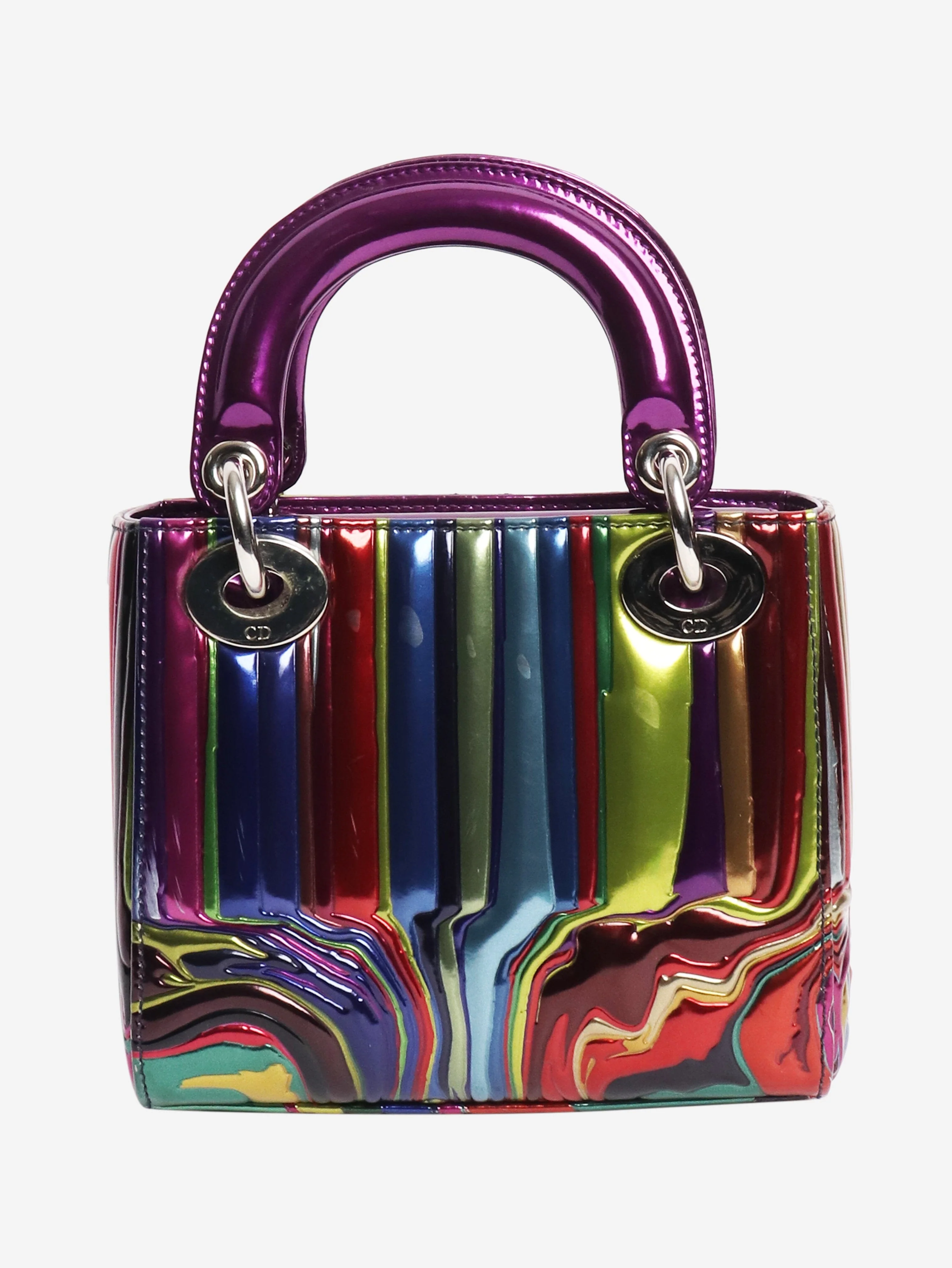 Purple Ian Davenport mini lady dior - Image 3