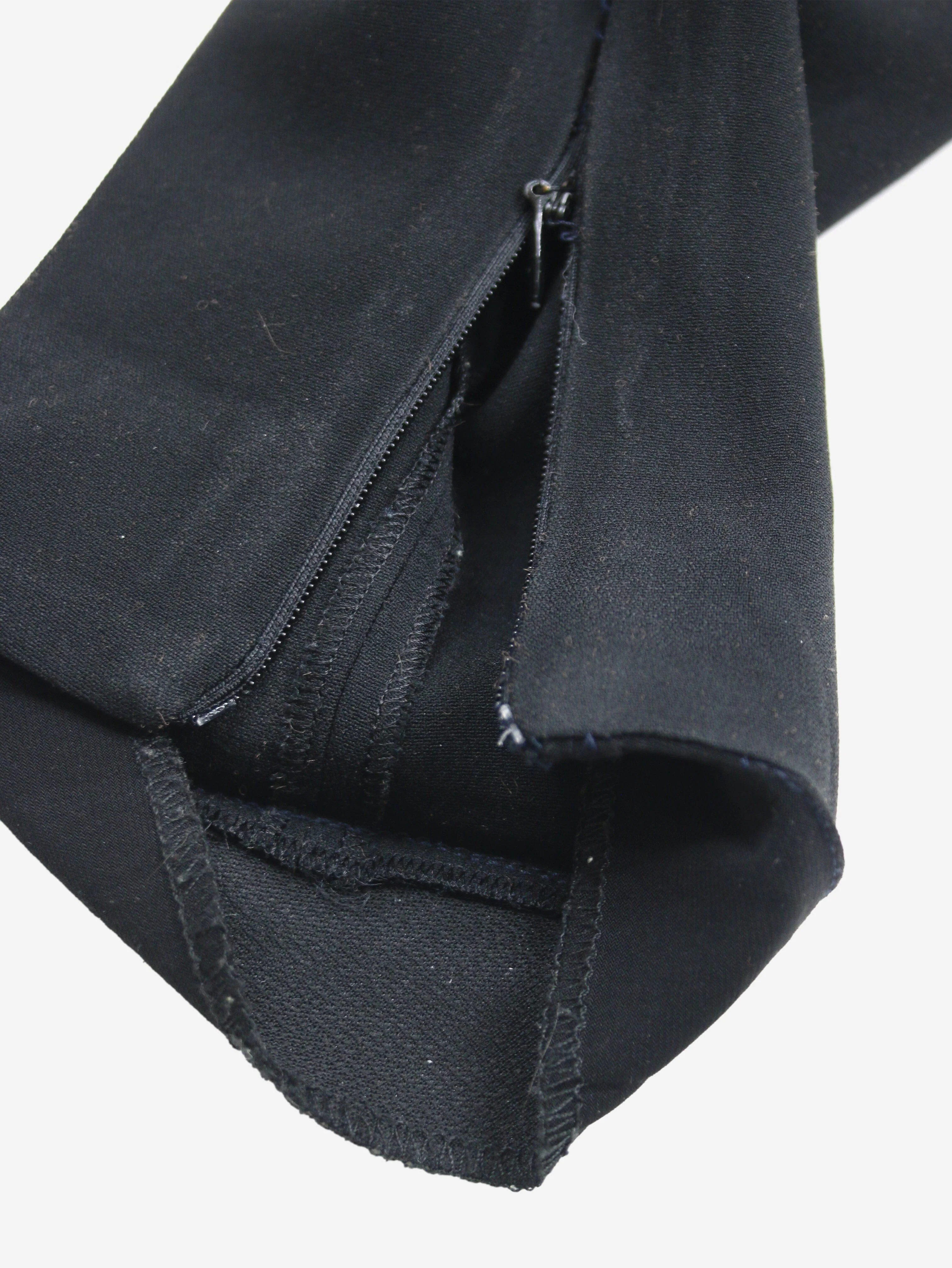 Black elasticated trousers - size UK 12 - Image 4