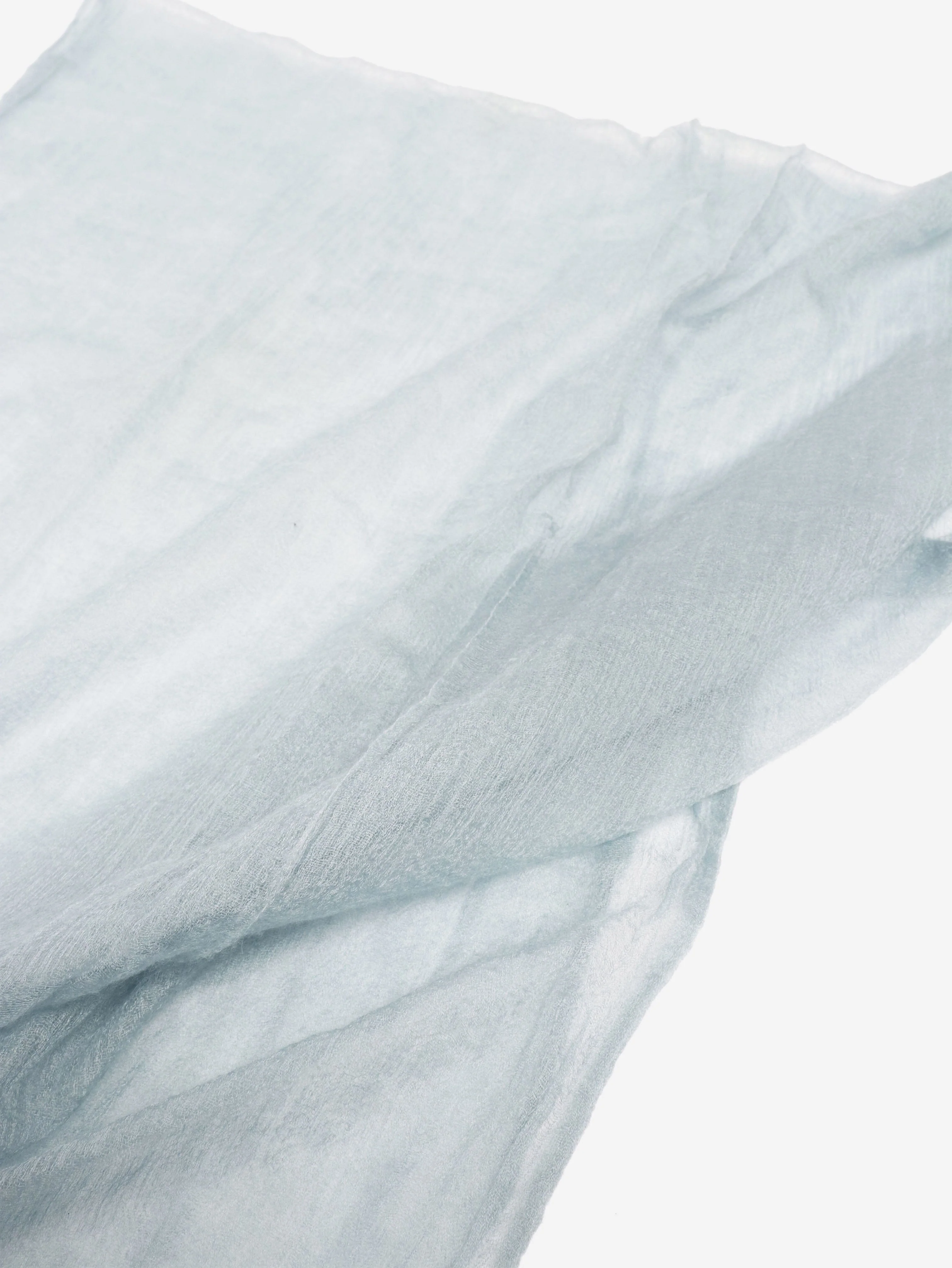 Light blue cashmere scarf - Image 2
