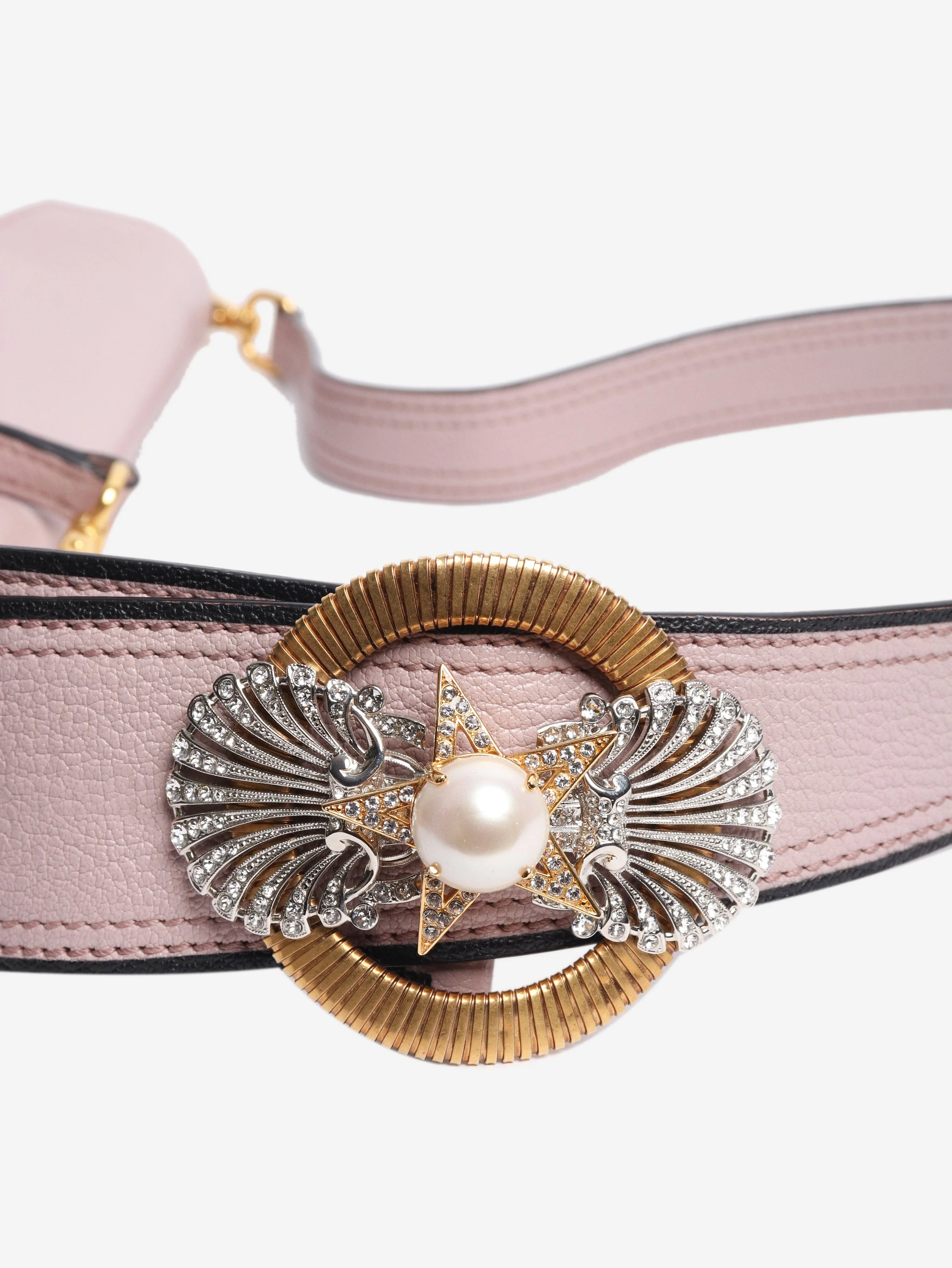 Dusty pink Madras envelope shoulder bag - Image 7
