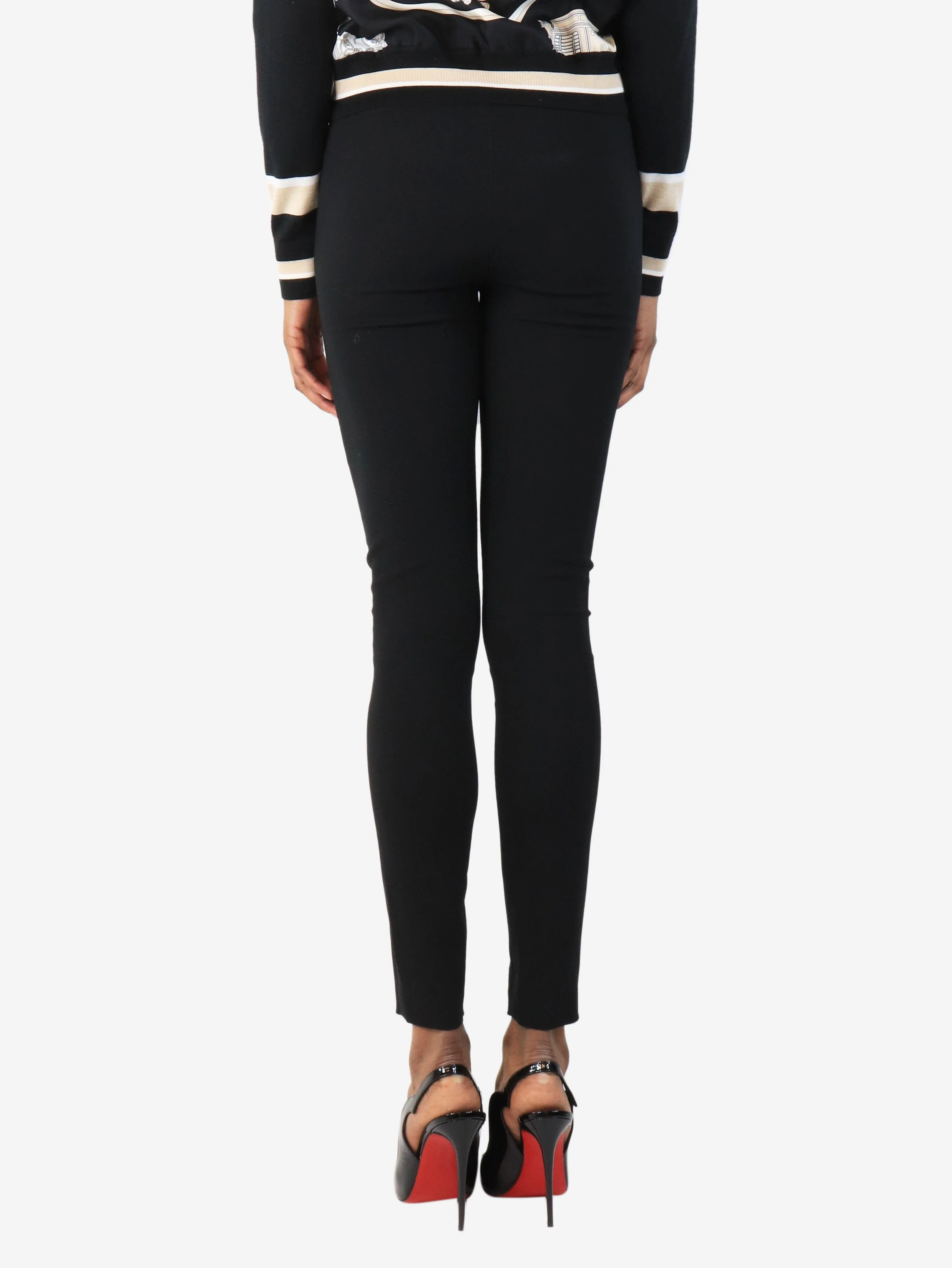 Black leggings - size UK 8 - Image 3