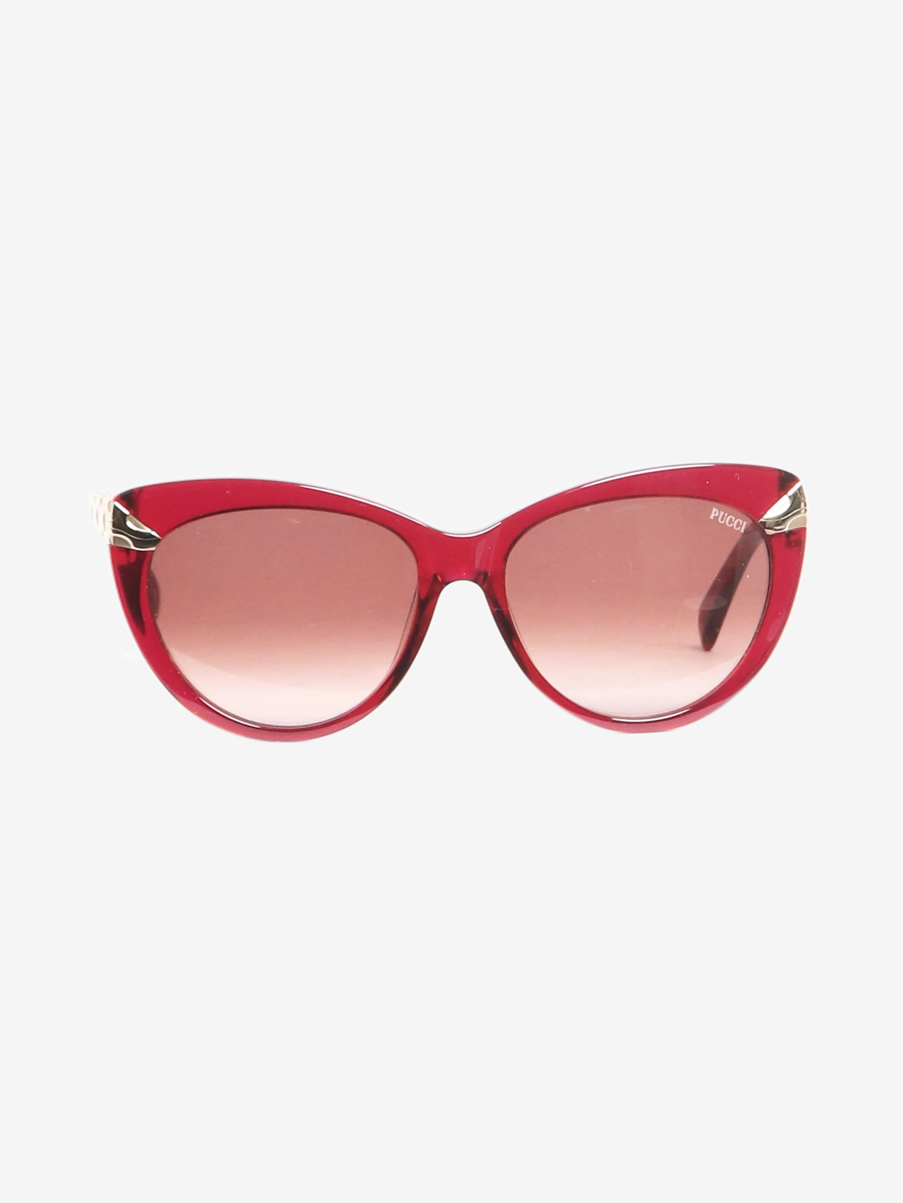 Purple cat eye sunglasses