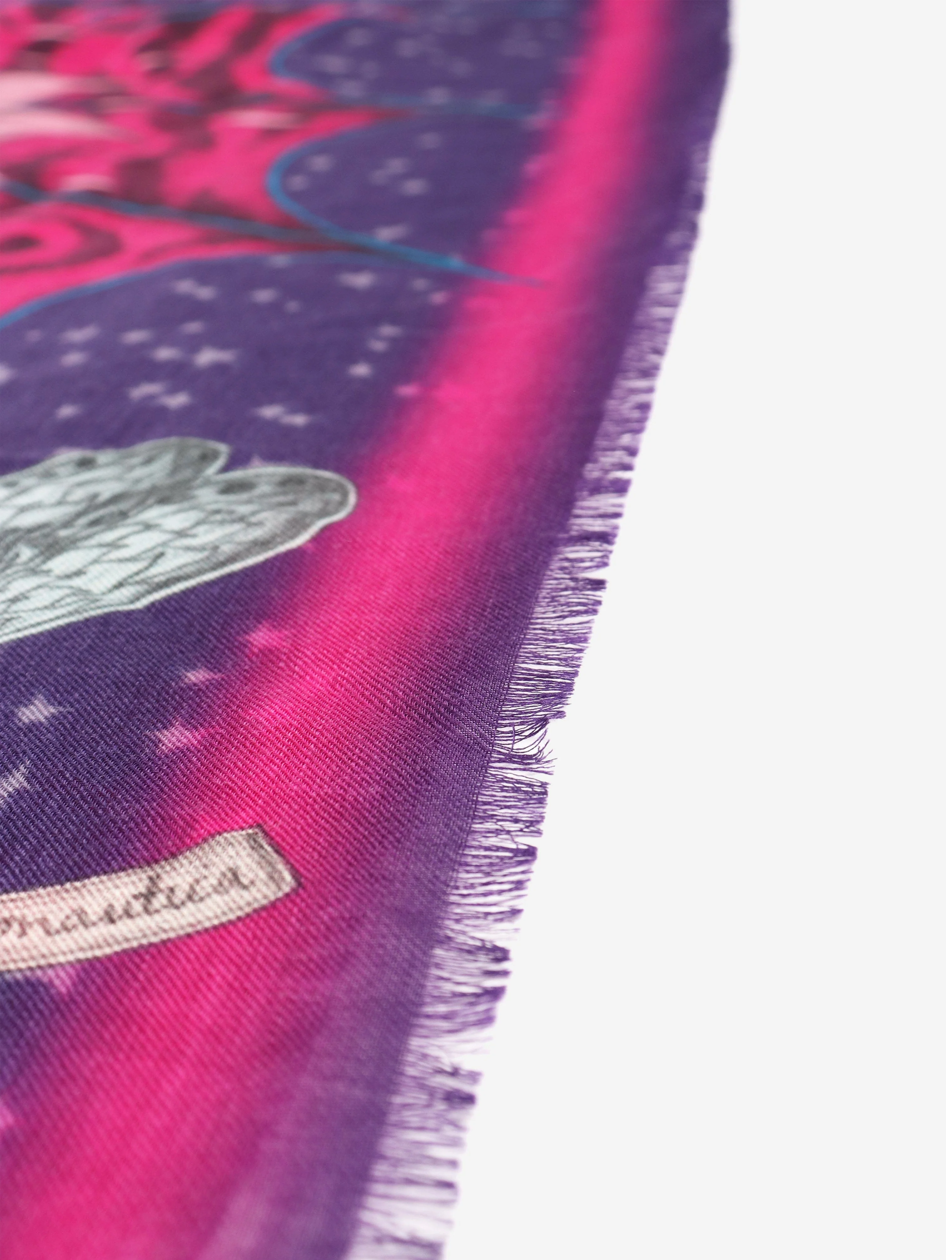 Purple Drakon wool scarf - Image 3