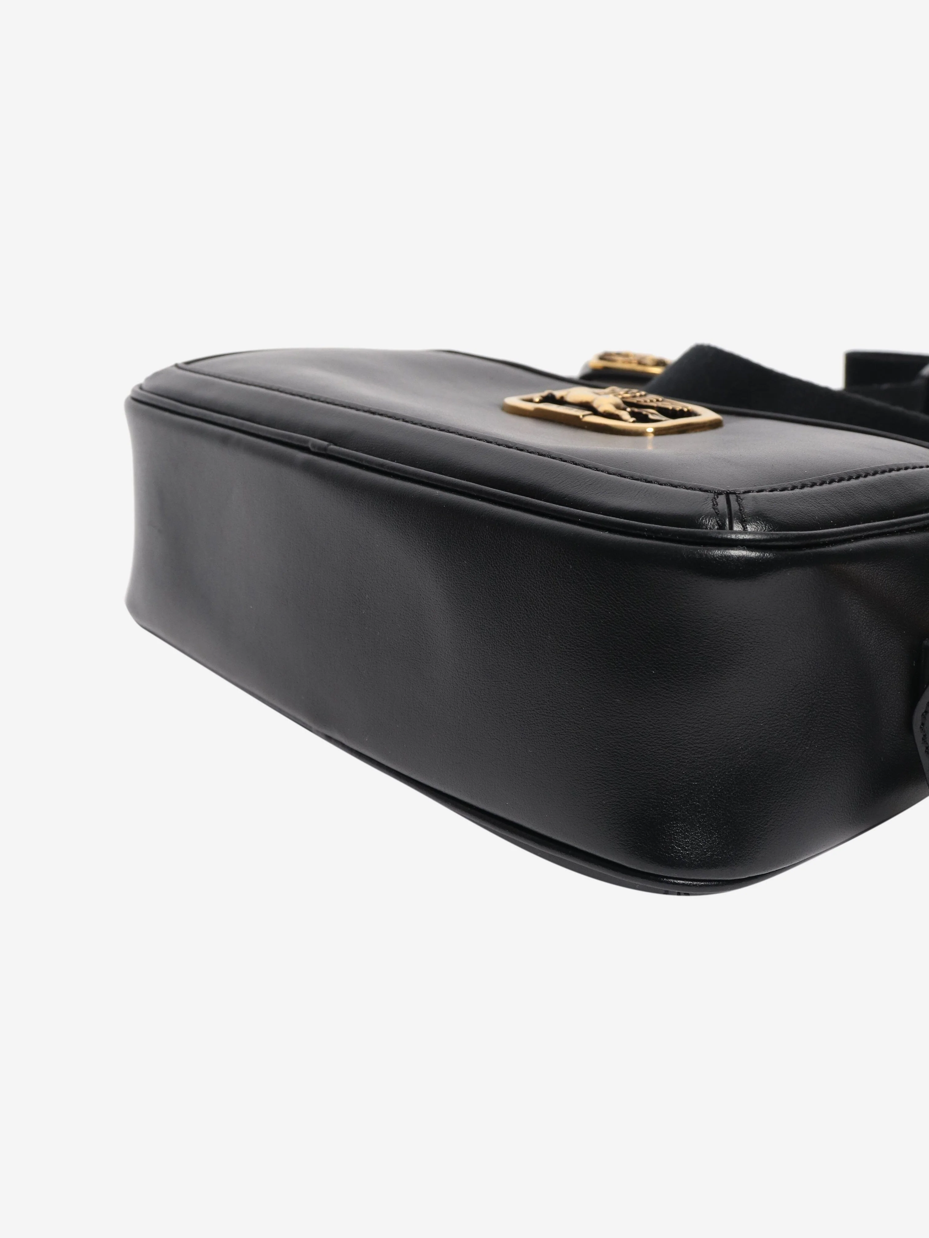 Black leather crossbody bag - Image 4