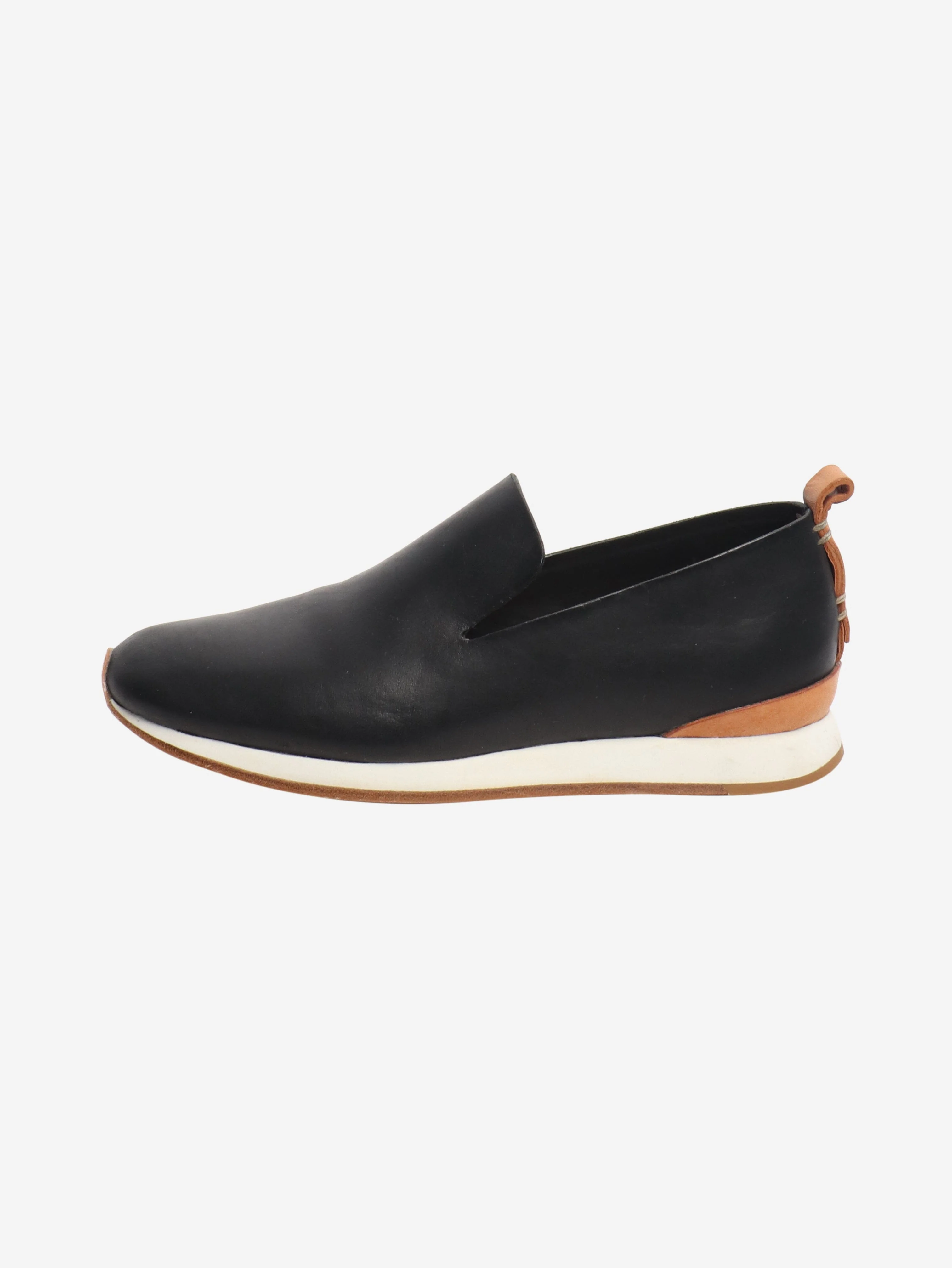 Black Handsewn slip-on shoes - size EU 38