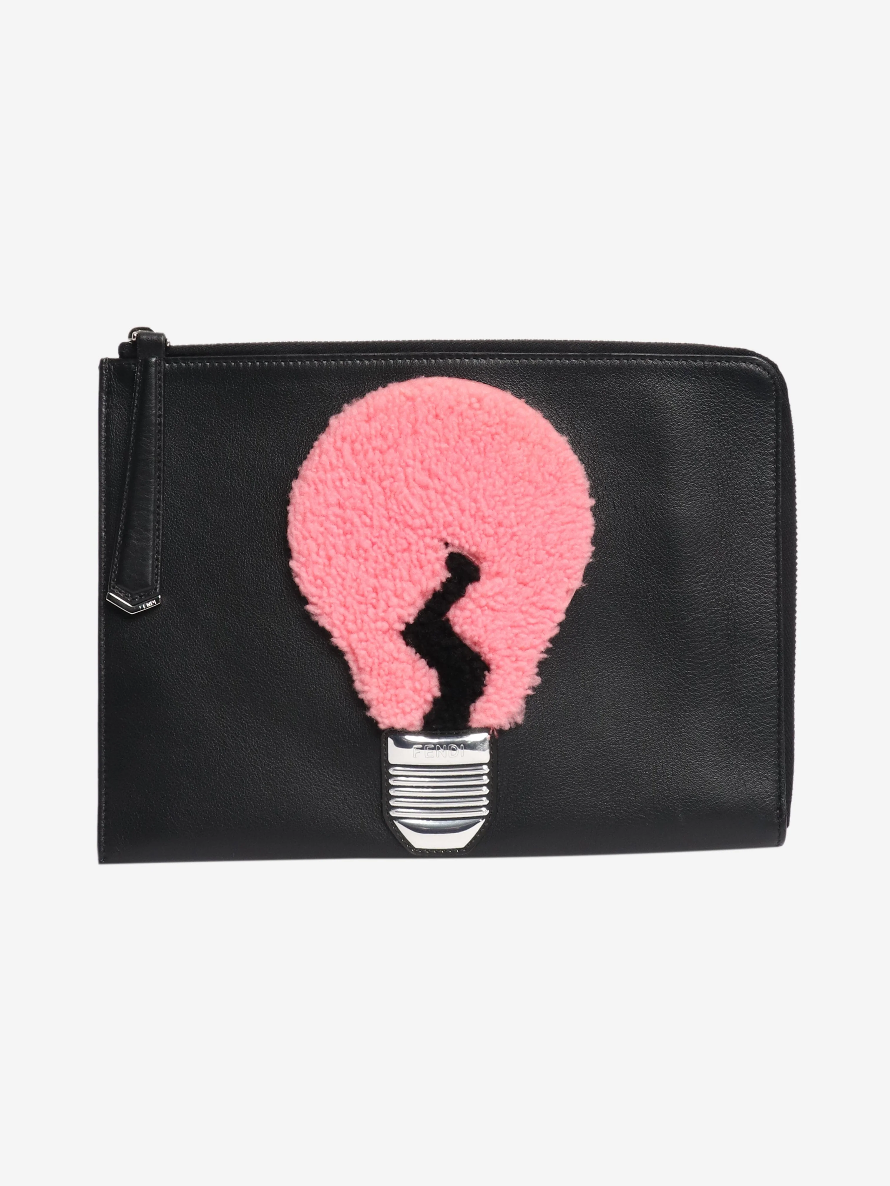 Black light bulb clutch