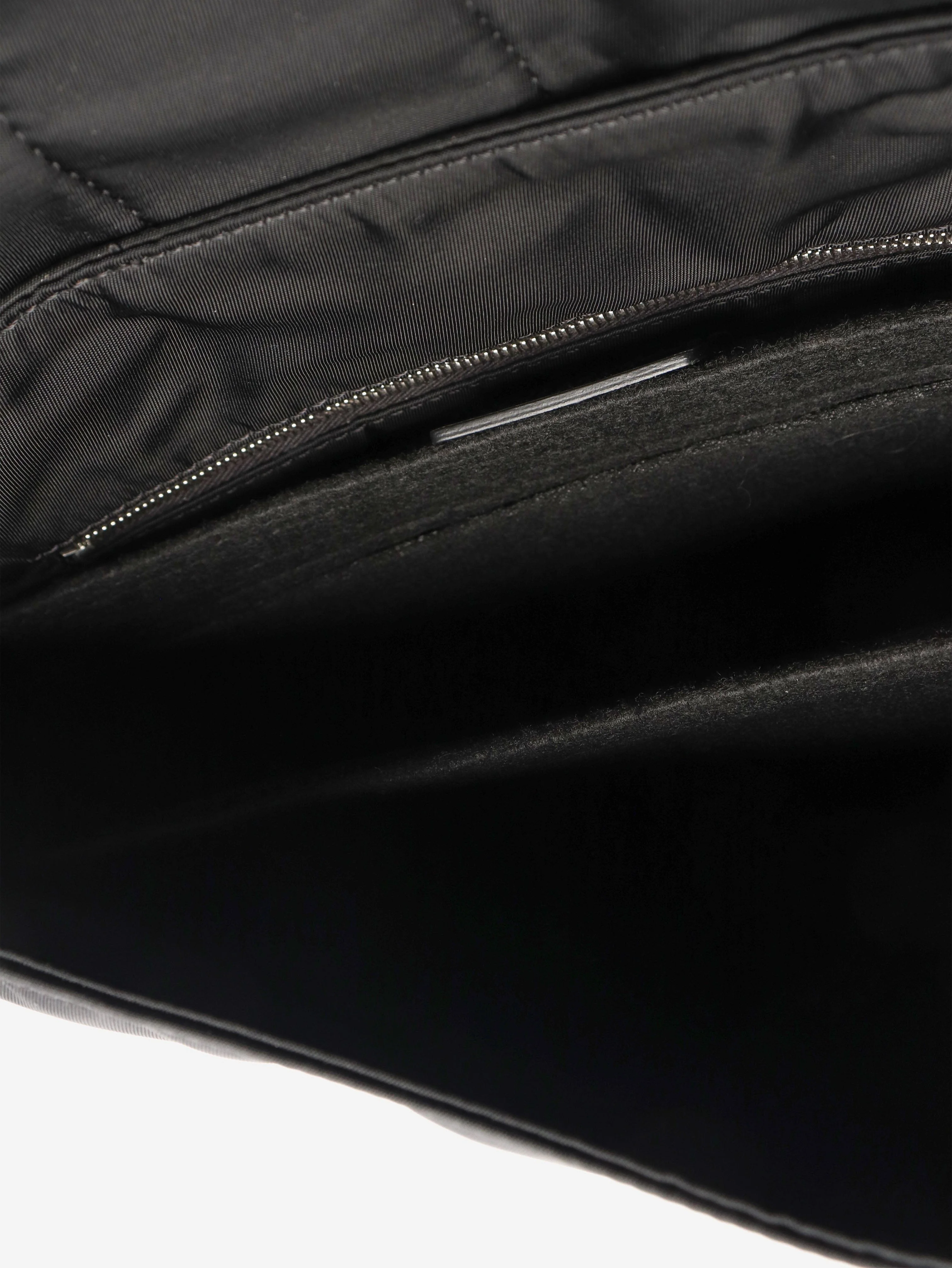 Black nylon Baguette bag - Image 6