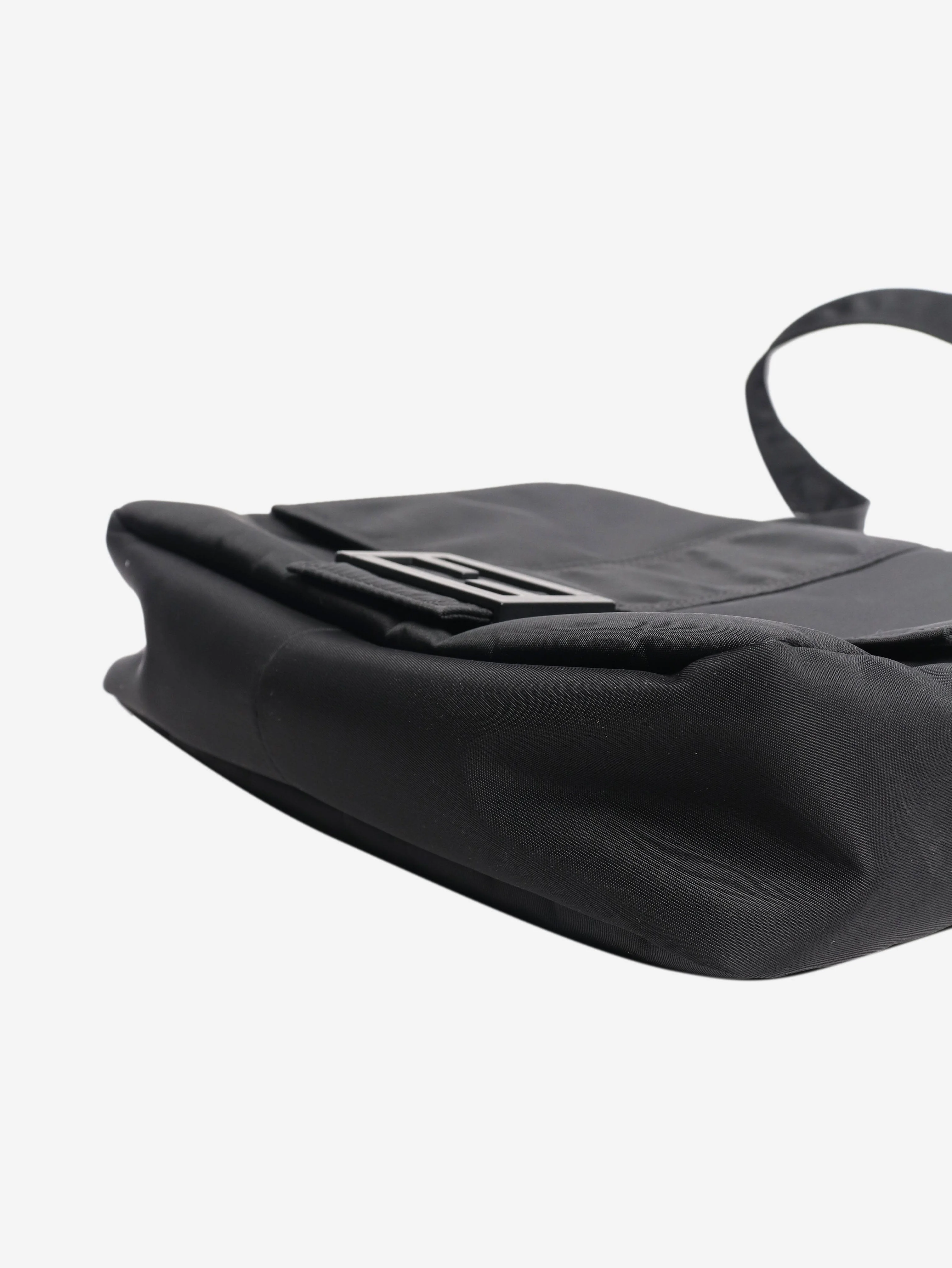 Black nylon Baguette bag - Image 7