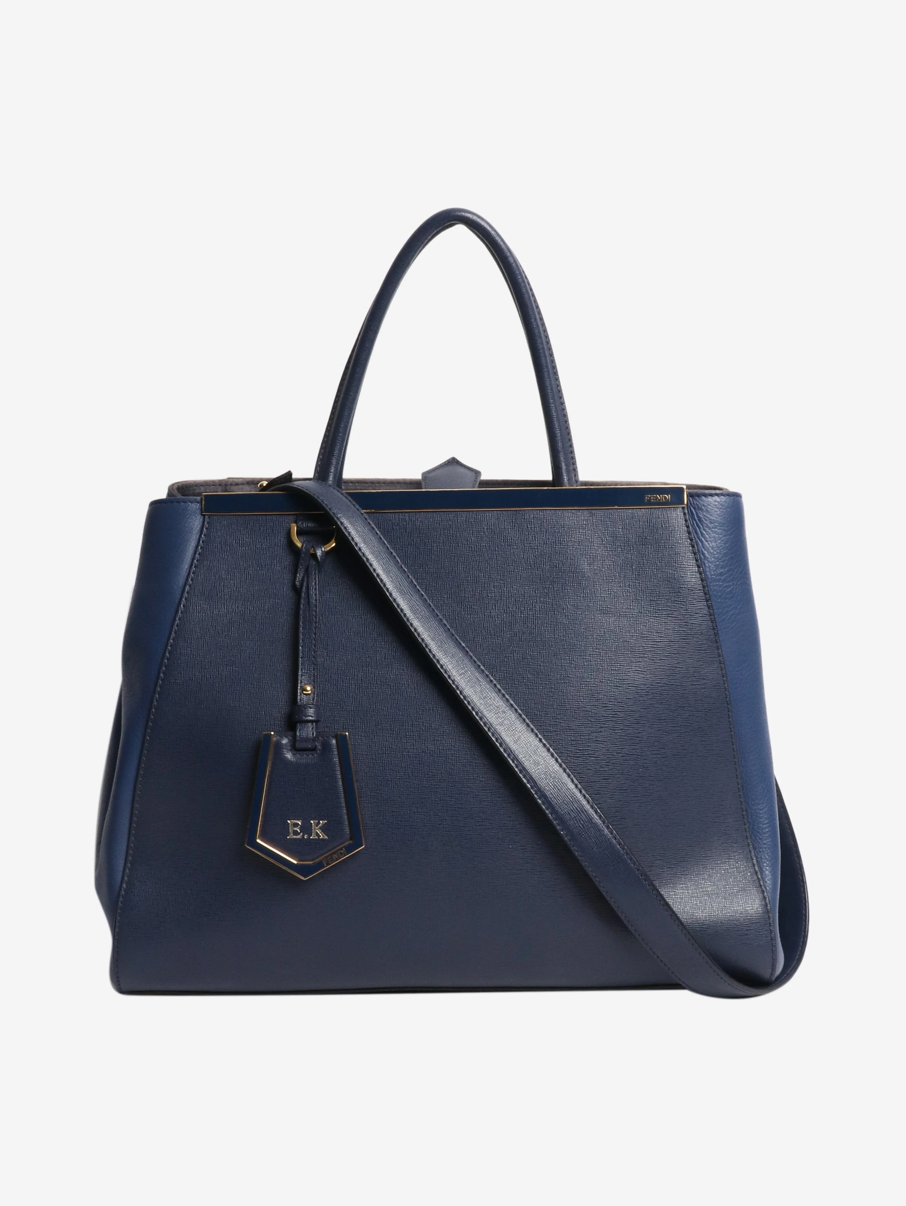 Blue leather 2jours bag