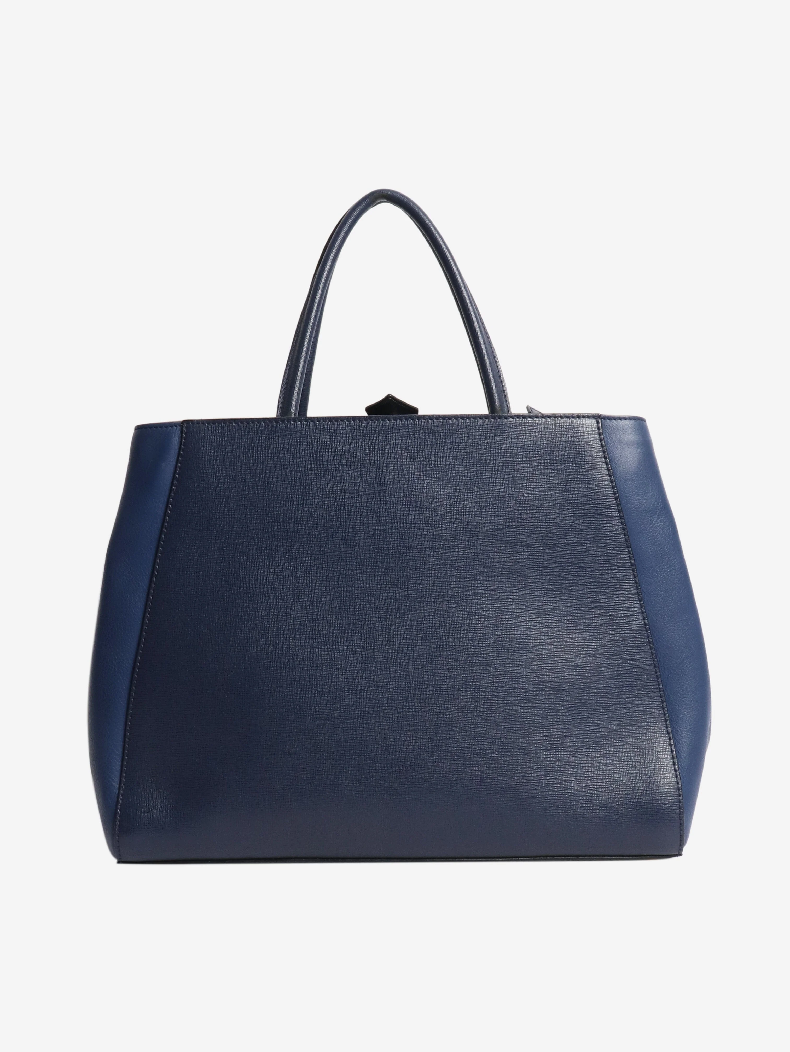 Blue leather 2jours bag - Image 3