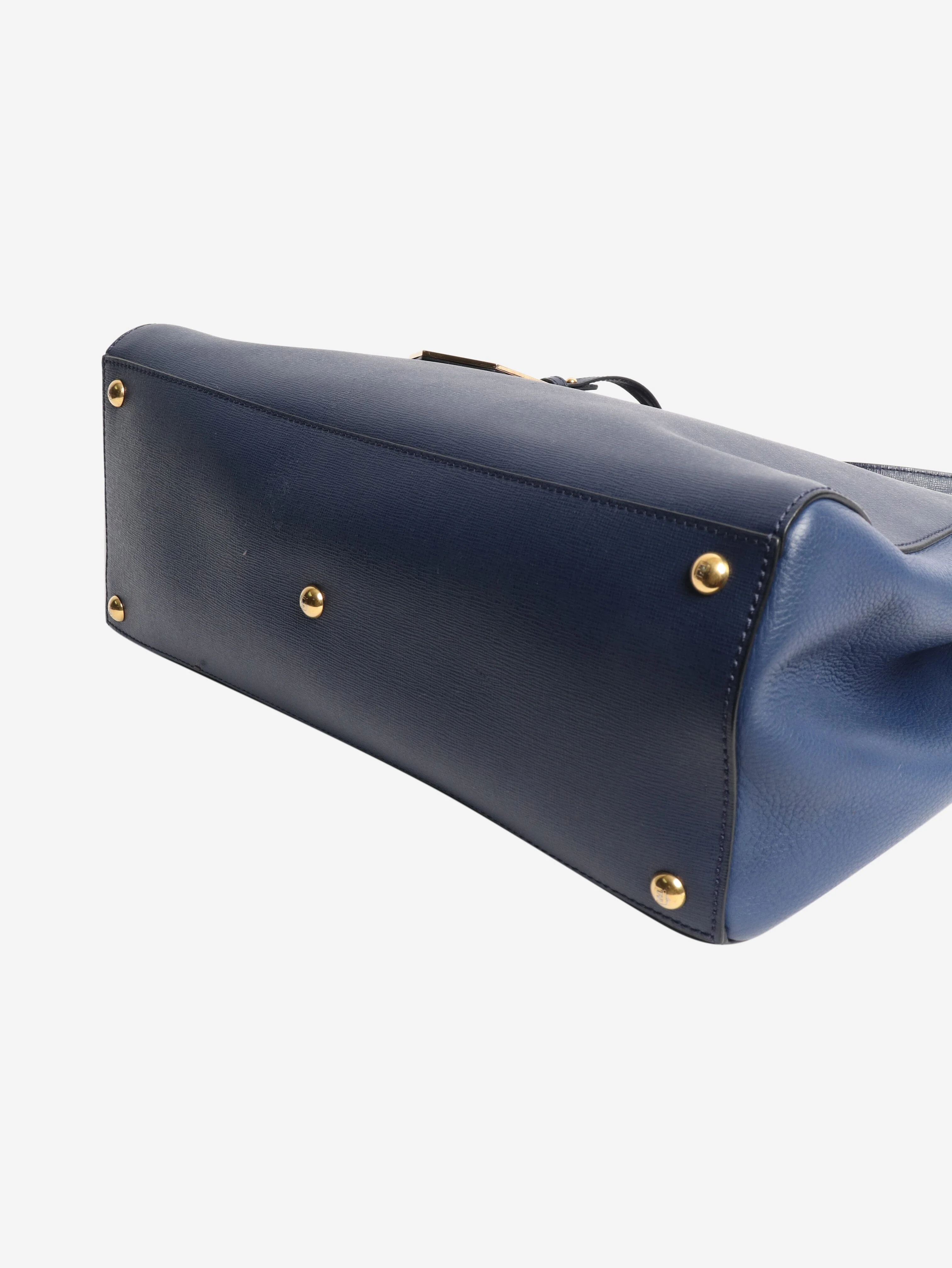 Blue leather 2jours bag - Image 5