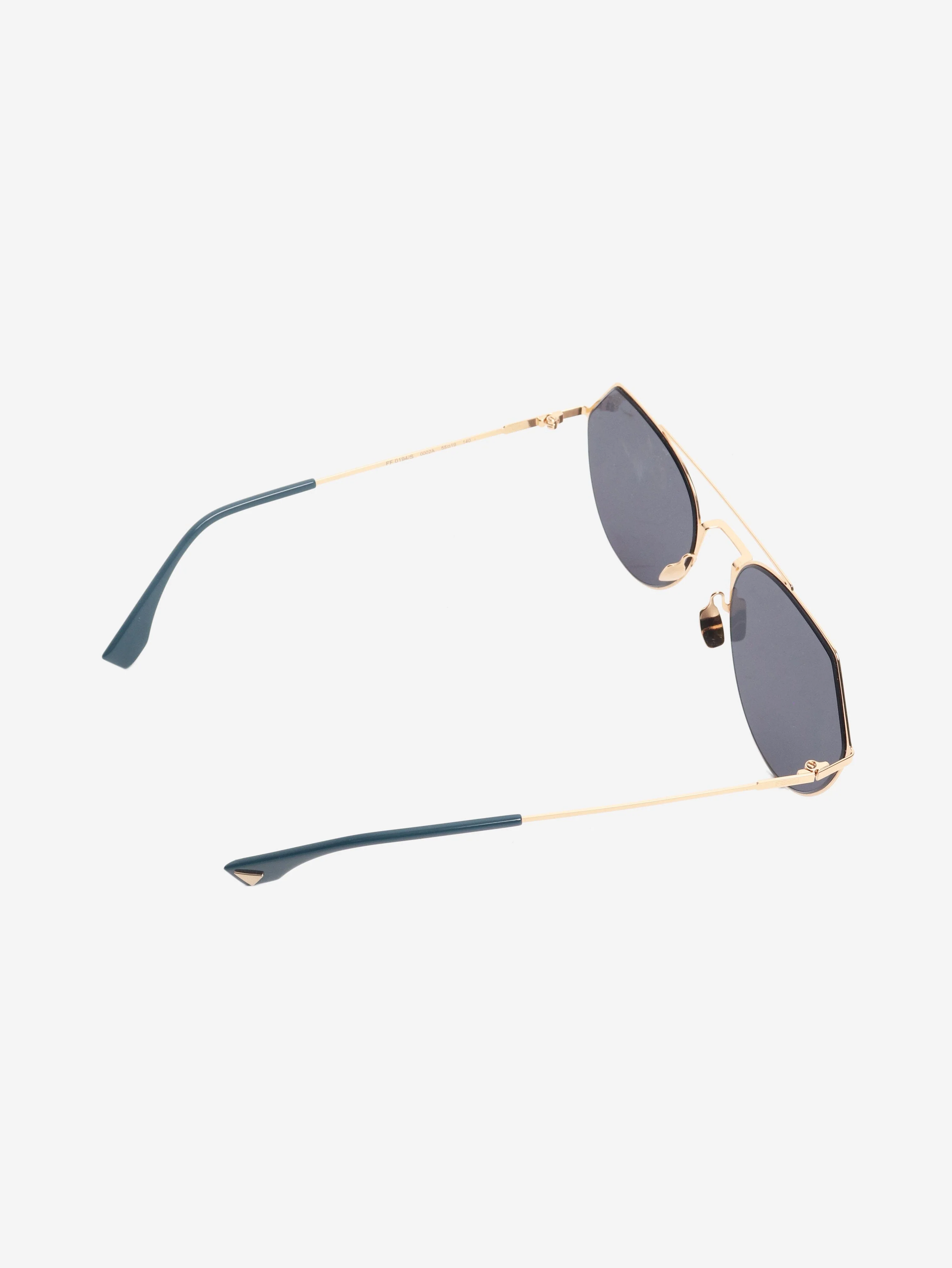 Blue mirrored round sunglasses - Image 6