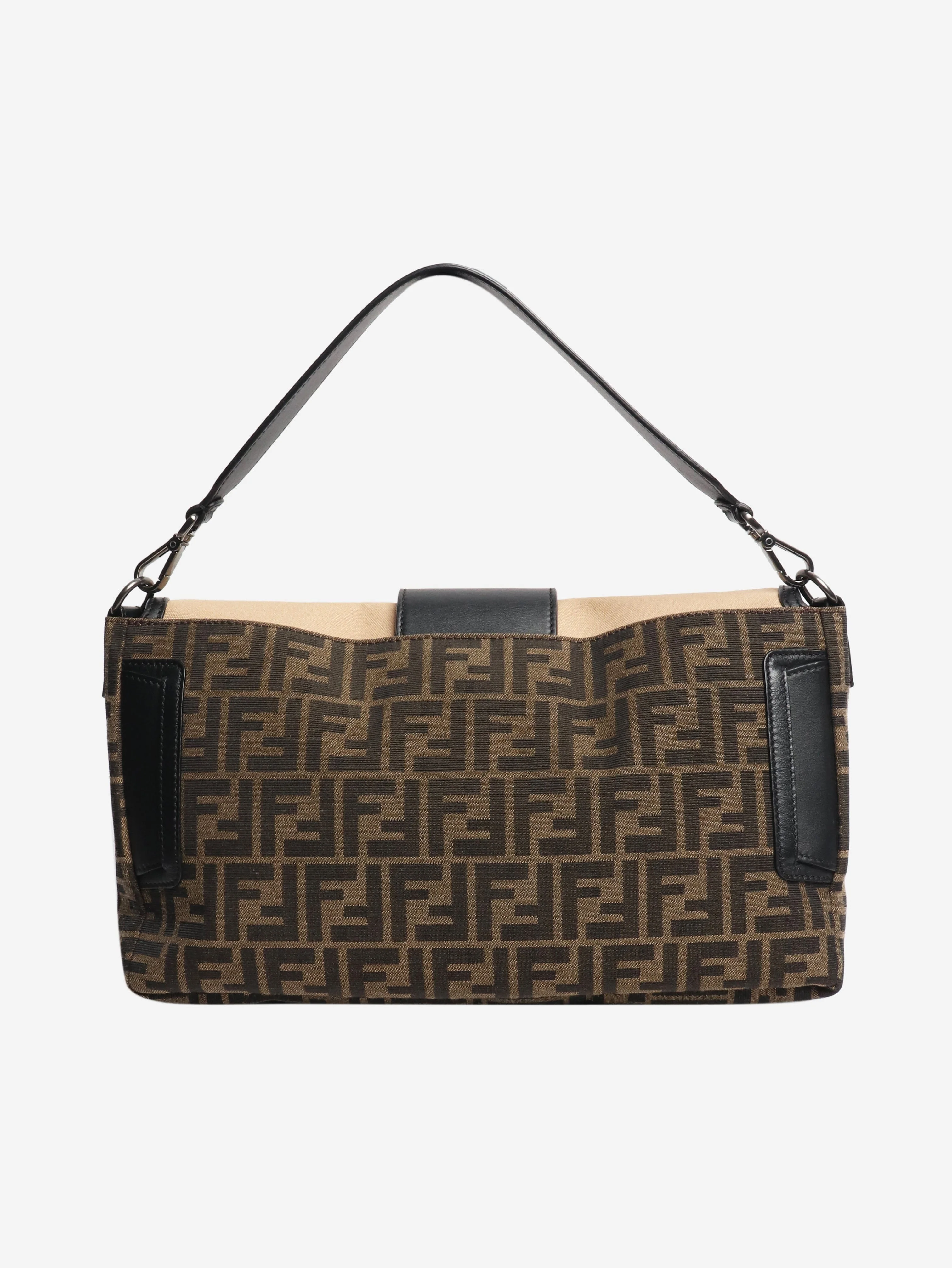 Brown large Baguette bag - Image 4