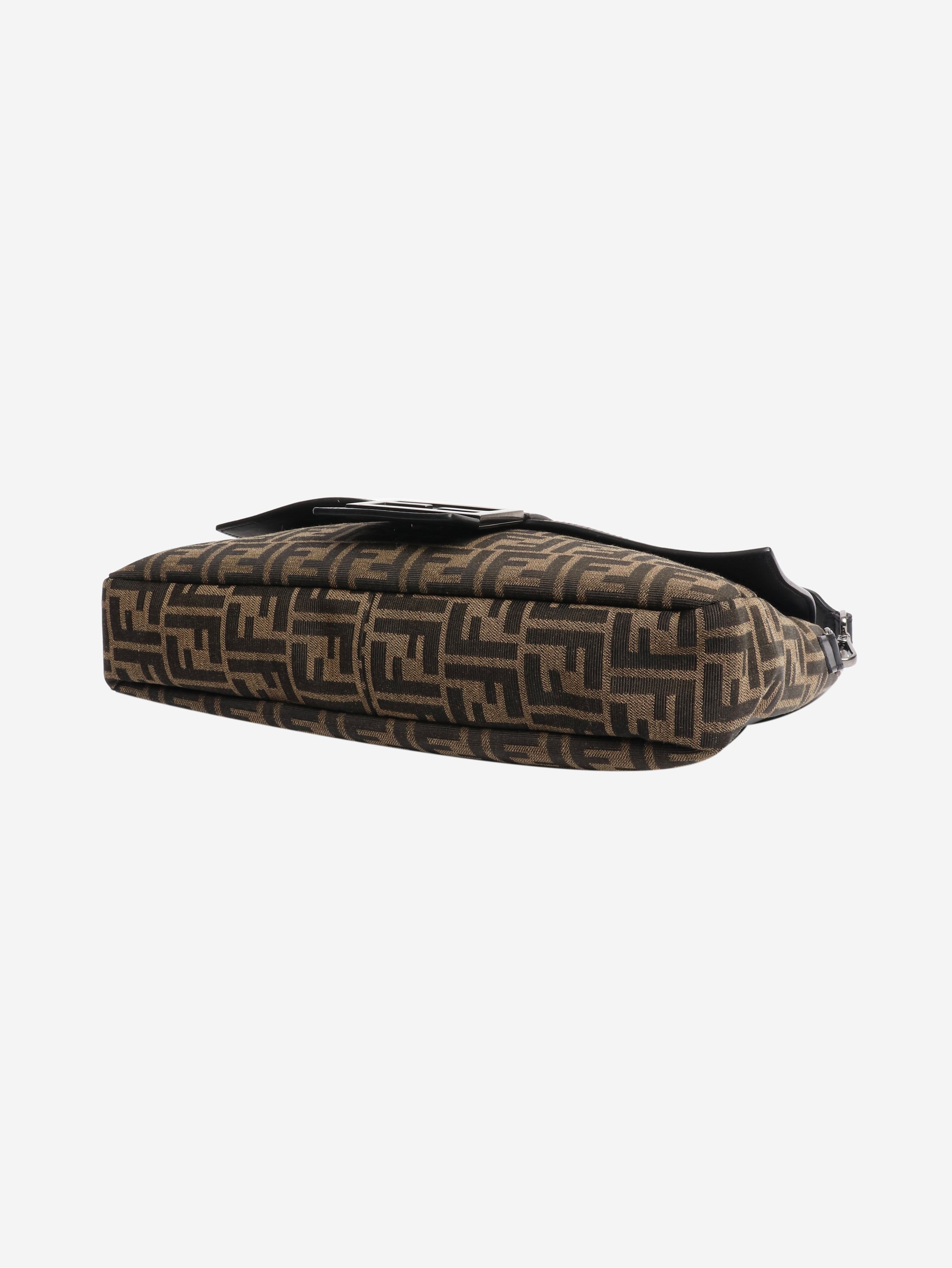 Brown large Baguette bag - Image 5