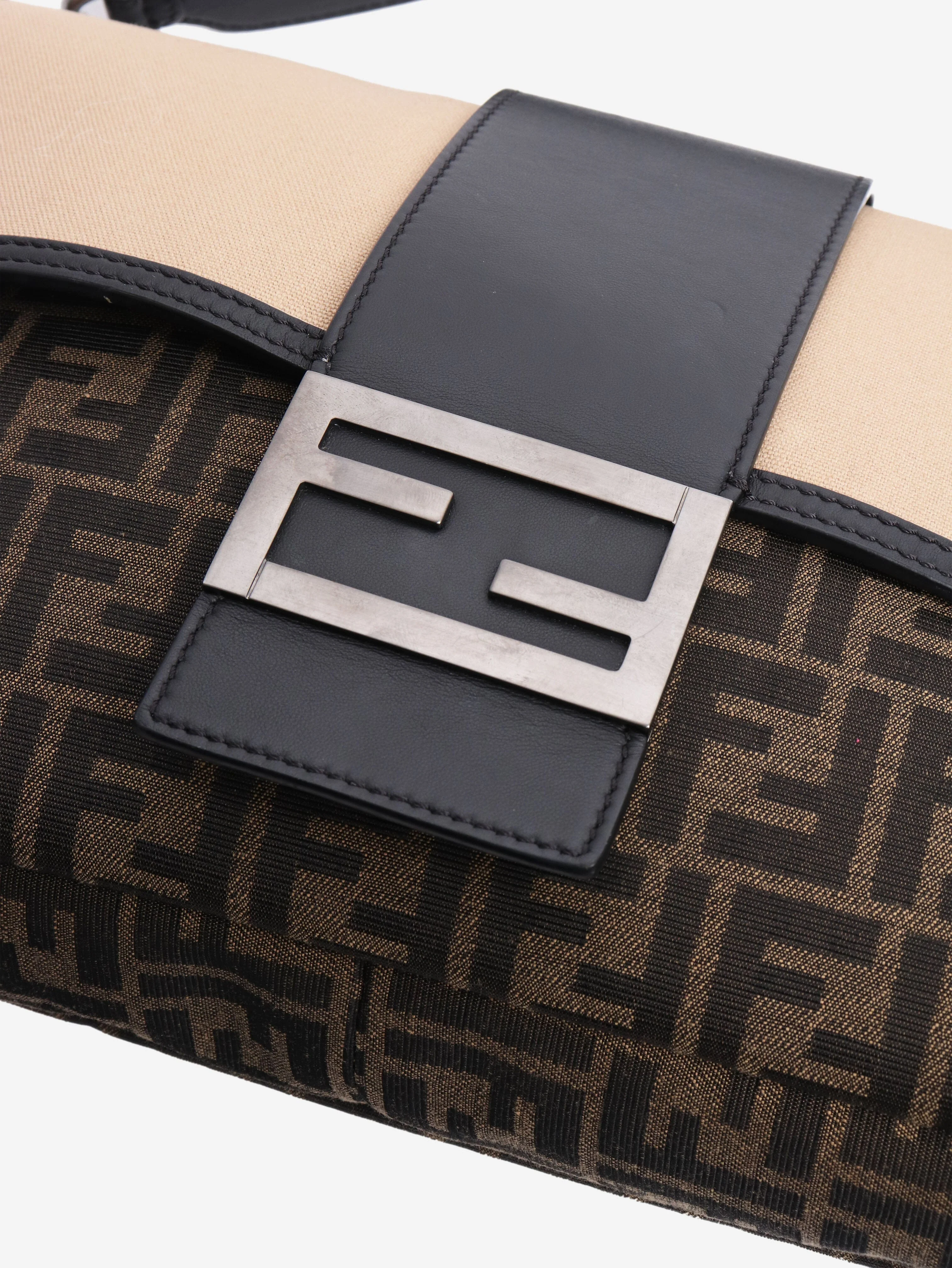 Brown large Baguette bag - Image 6