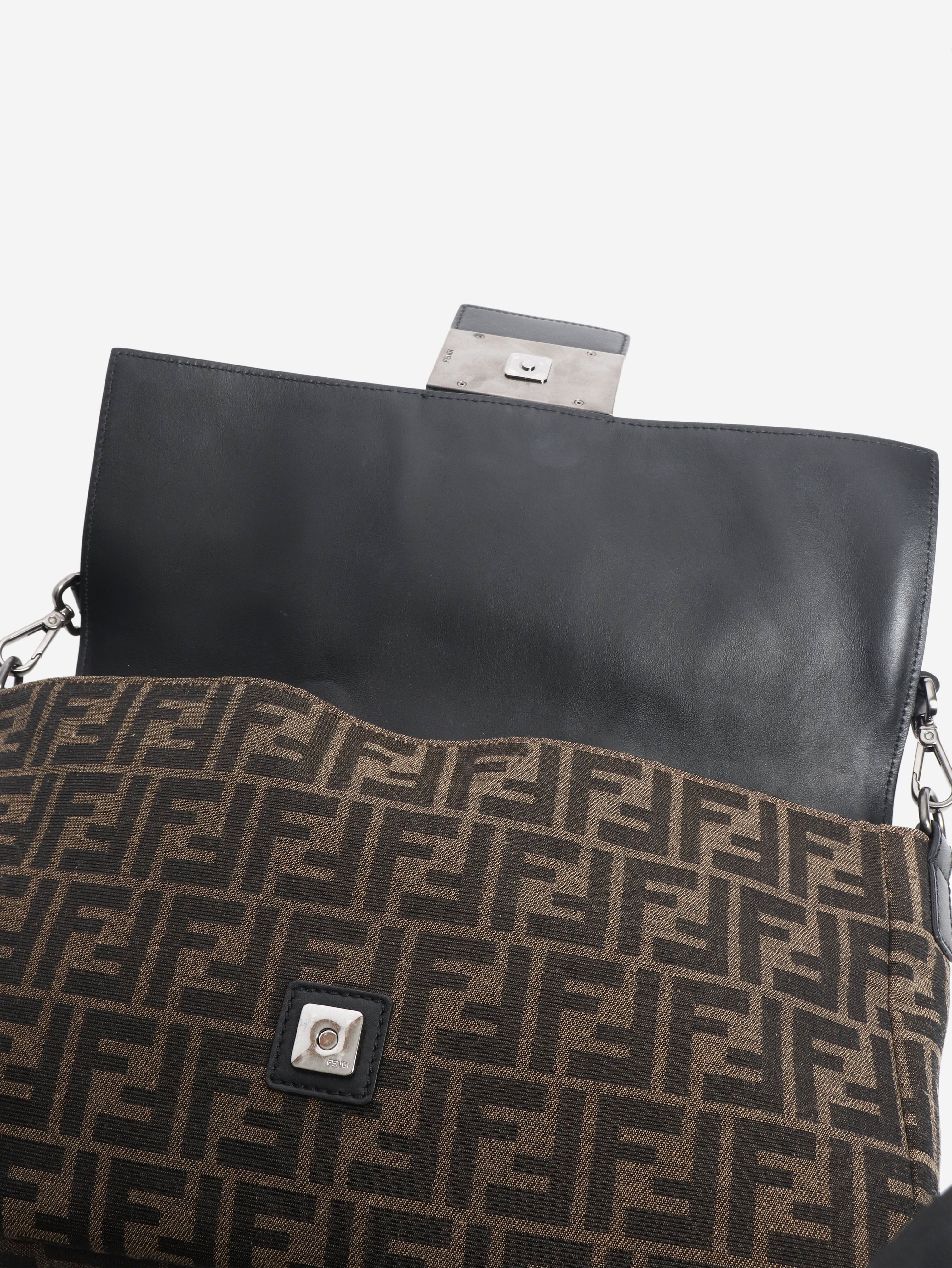 Brown large Baguette bag - Image 7