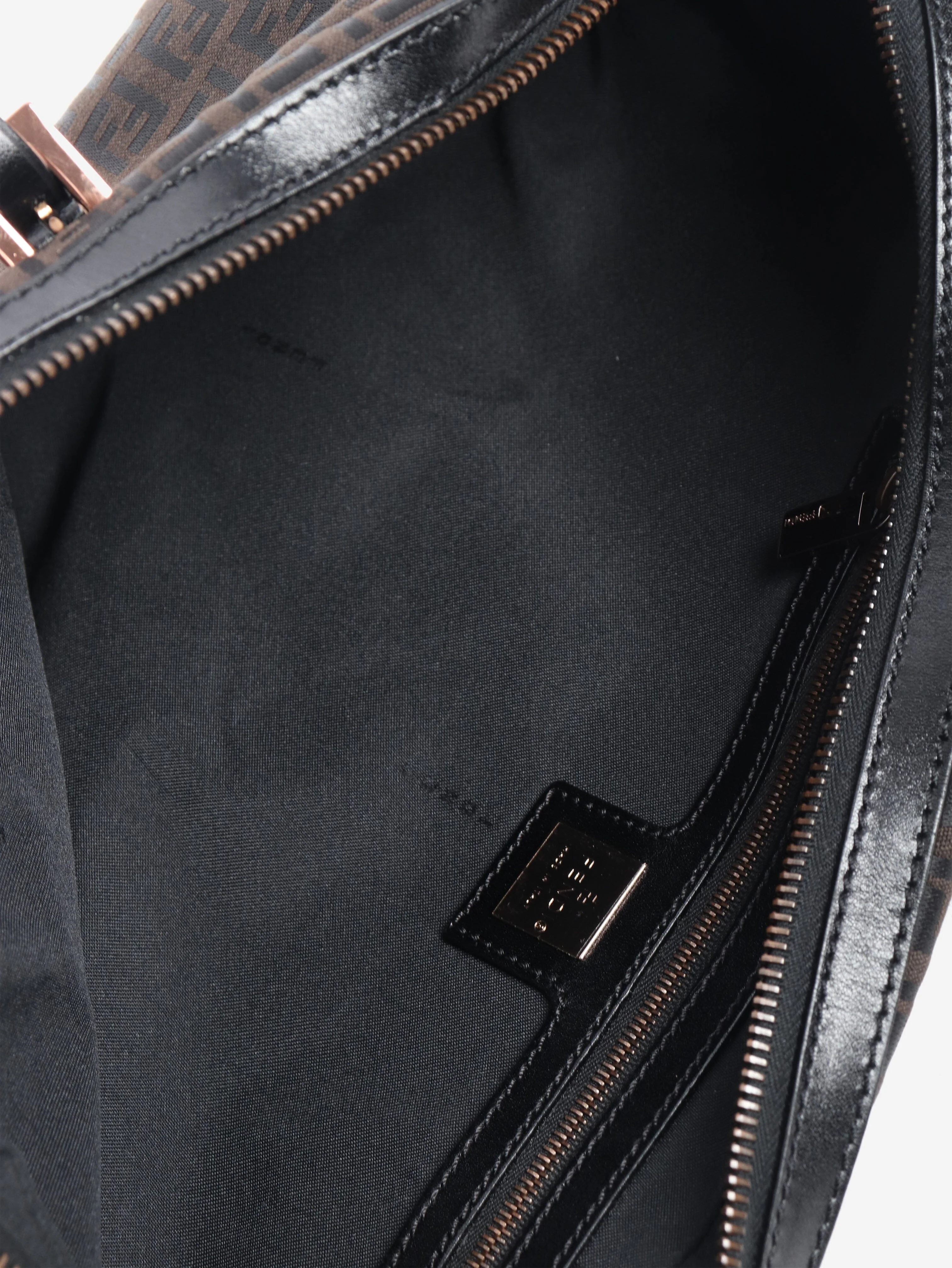 Brown Zucca canvas top handle bag - Image 7