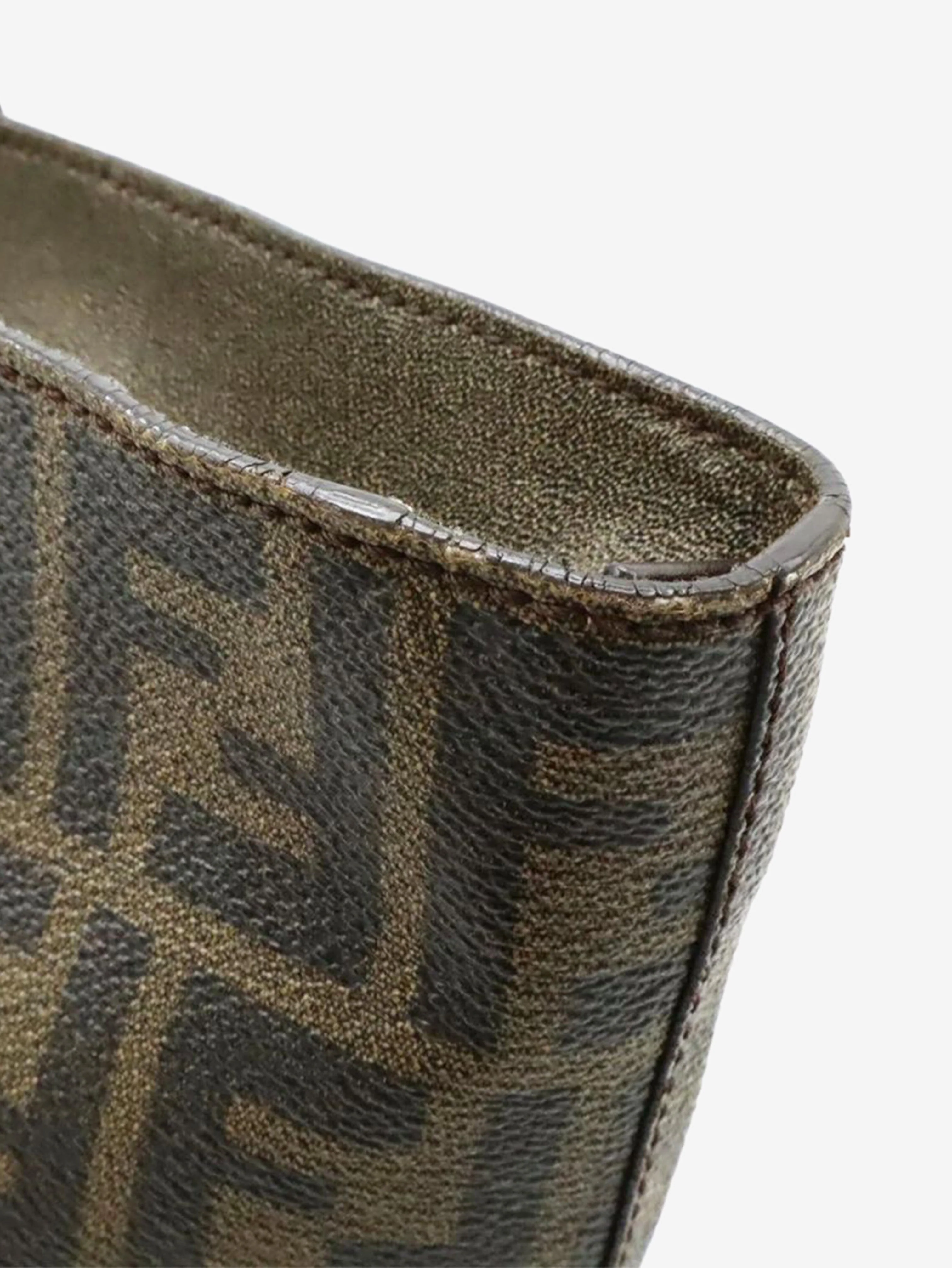 Brown Zucca canvas tote bag - Image 8