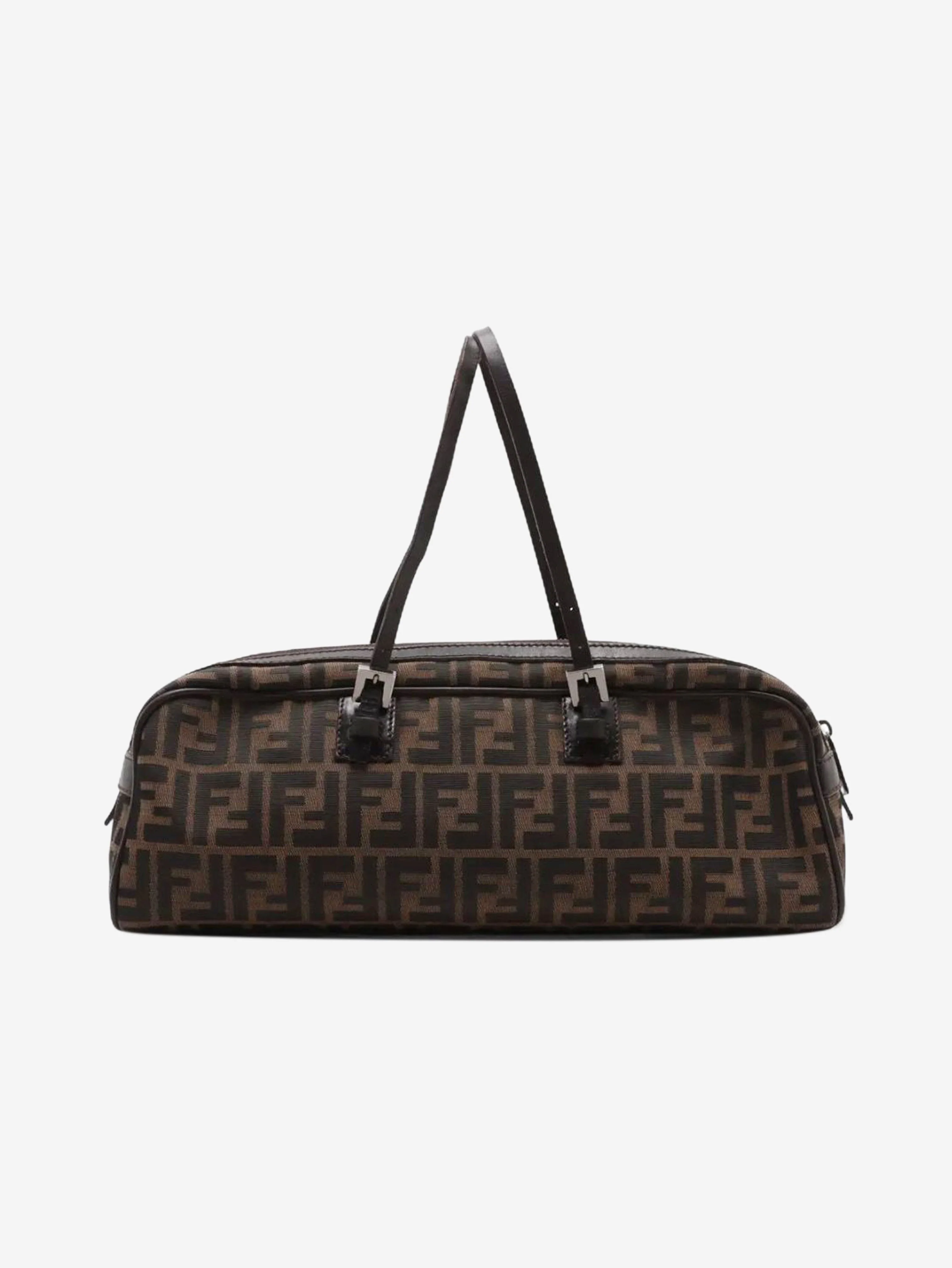 Brown Zucchino canvas and leather canvas bag - Image 2