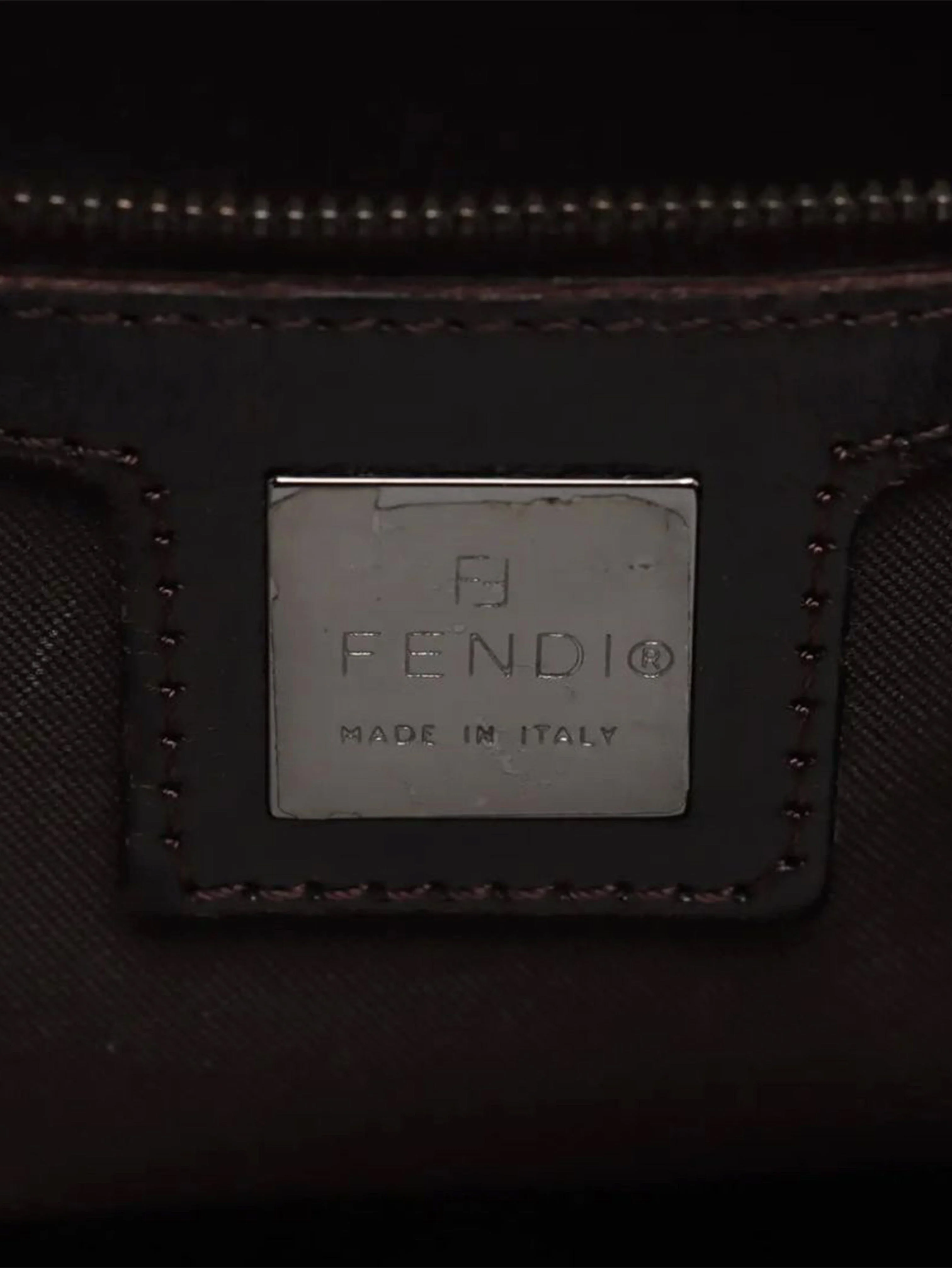 Brown Zucchino canvas and leather canvas bag - Image 9