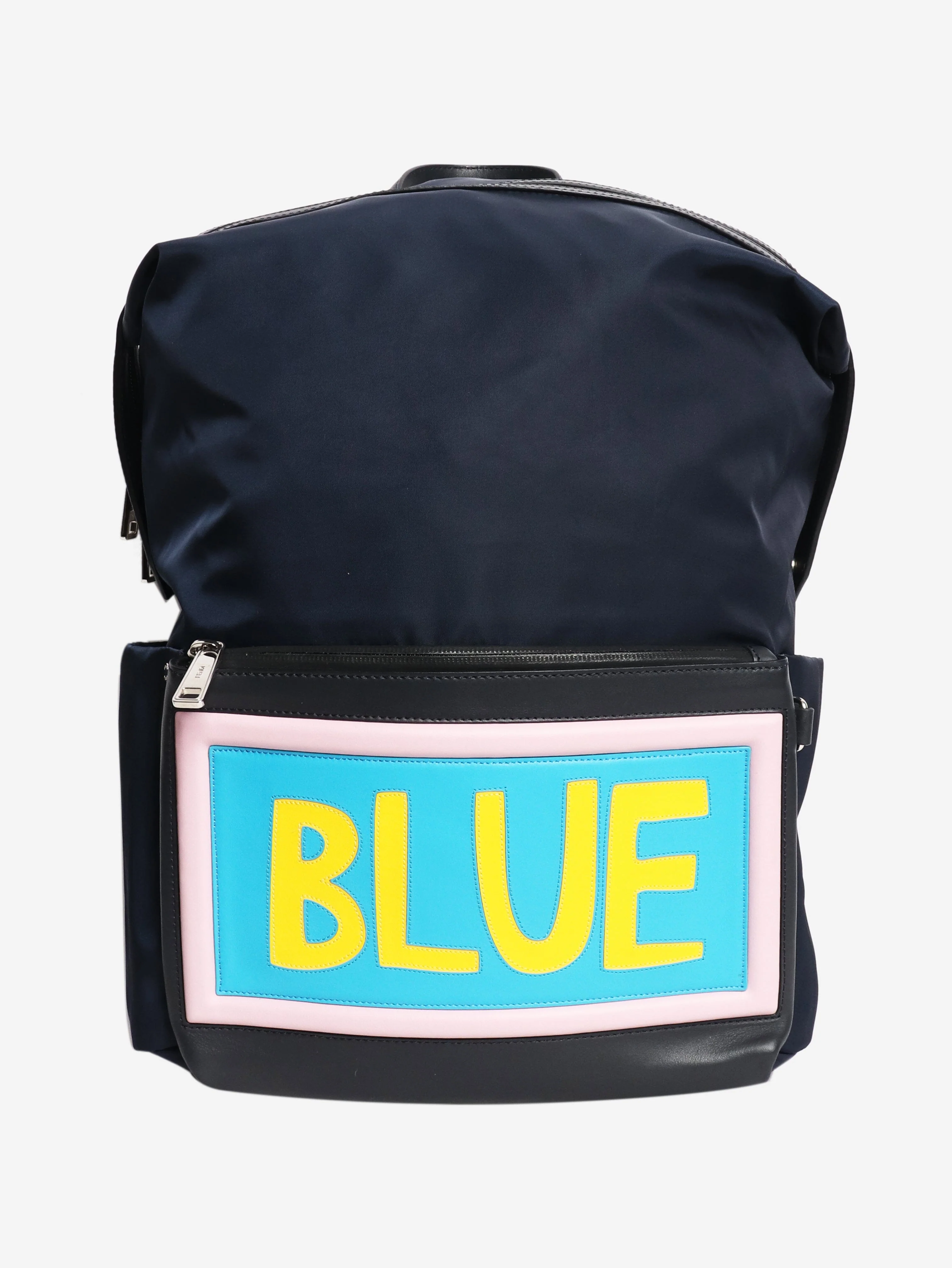 Navy nylon backpack - Image 2
