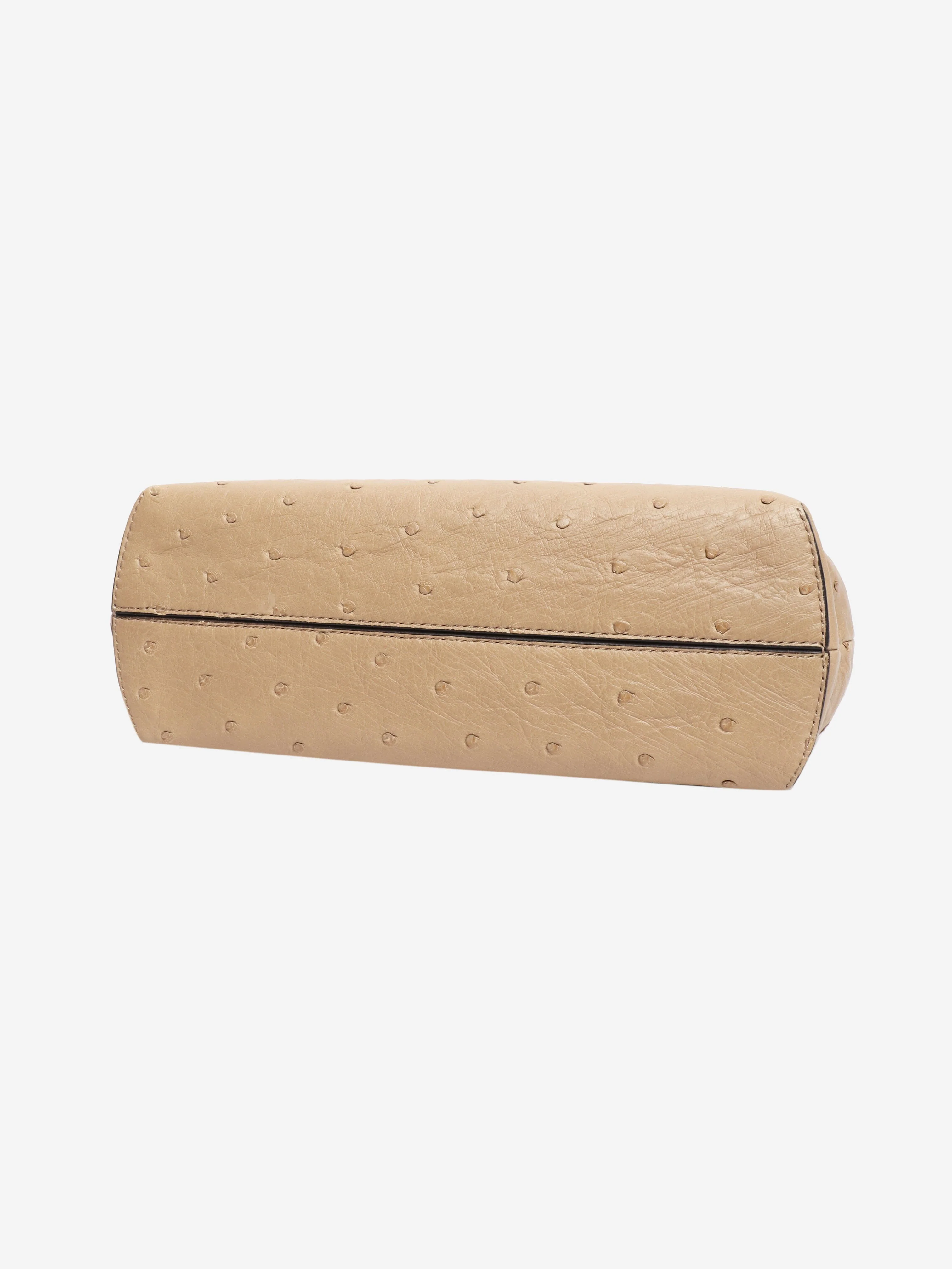 Neutral First Ostrich clasp clutch bag - Image 6
