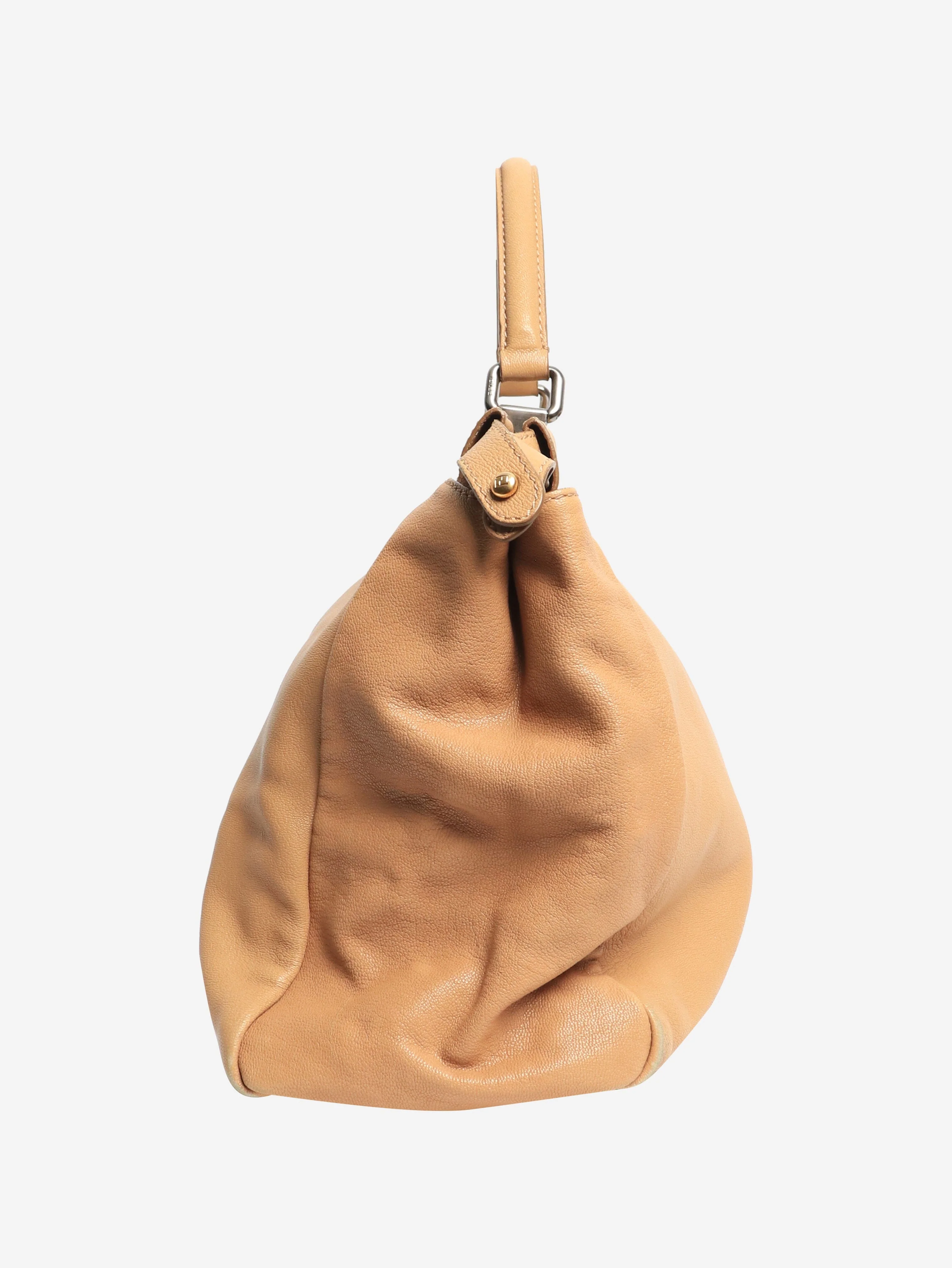Neutral Peekaboo leather bag - Image 2