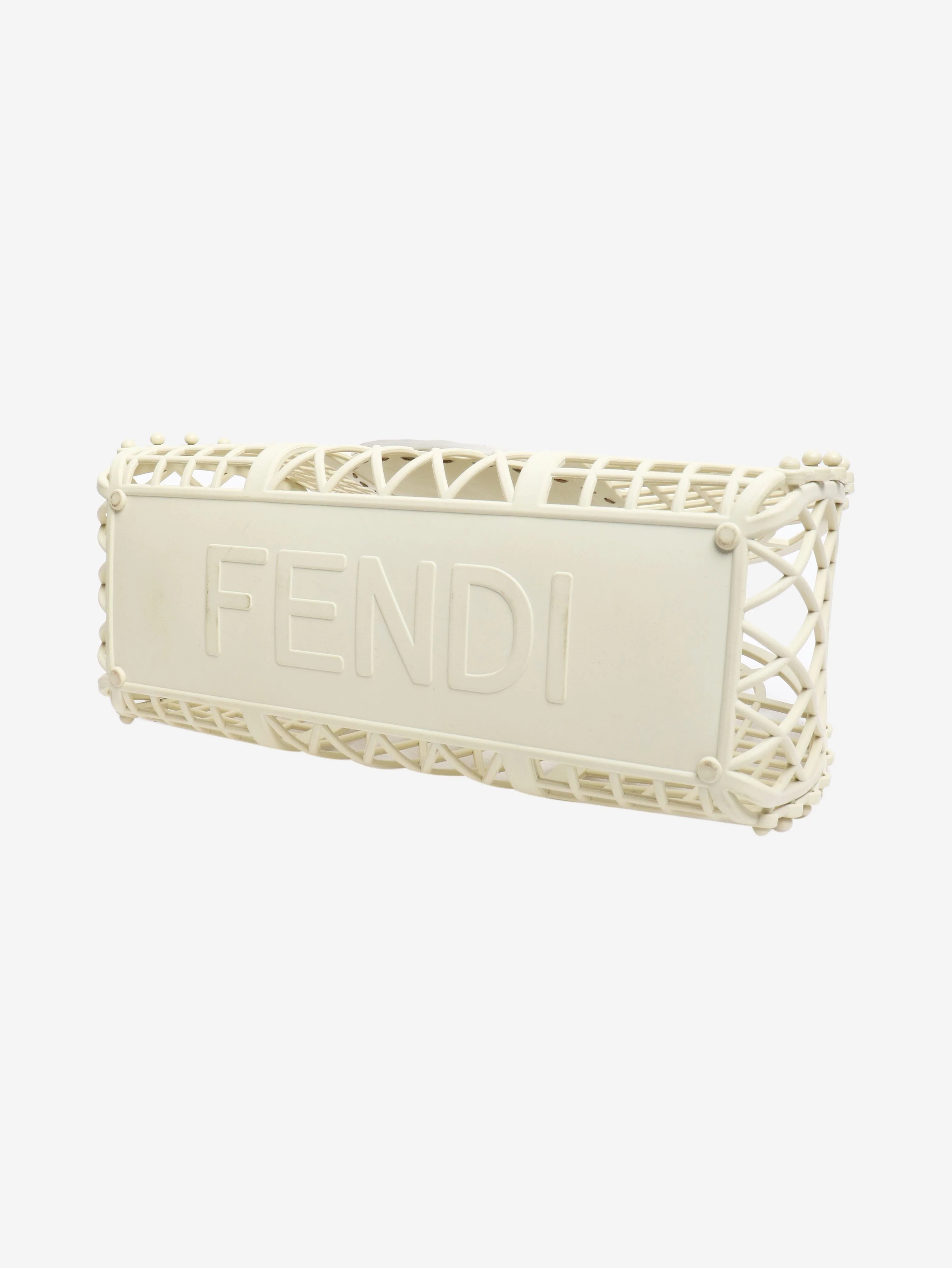 White mini basket tote - Image 4