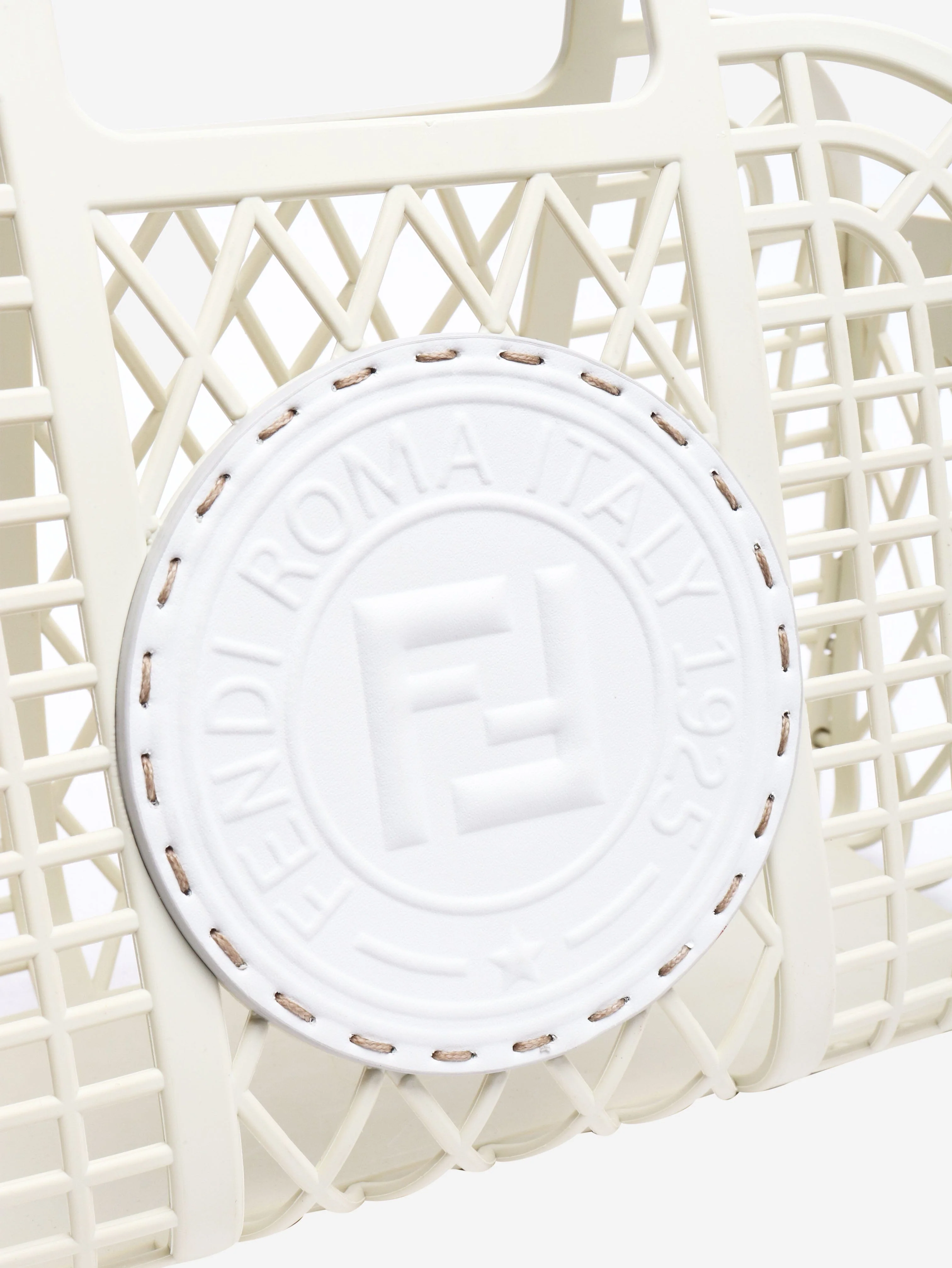 White mini basket tote - Image 5