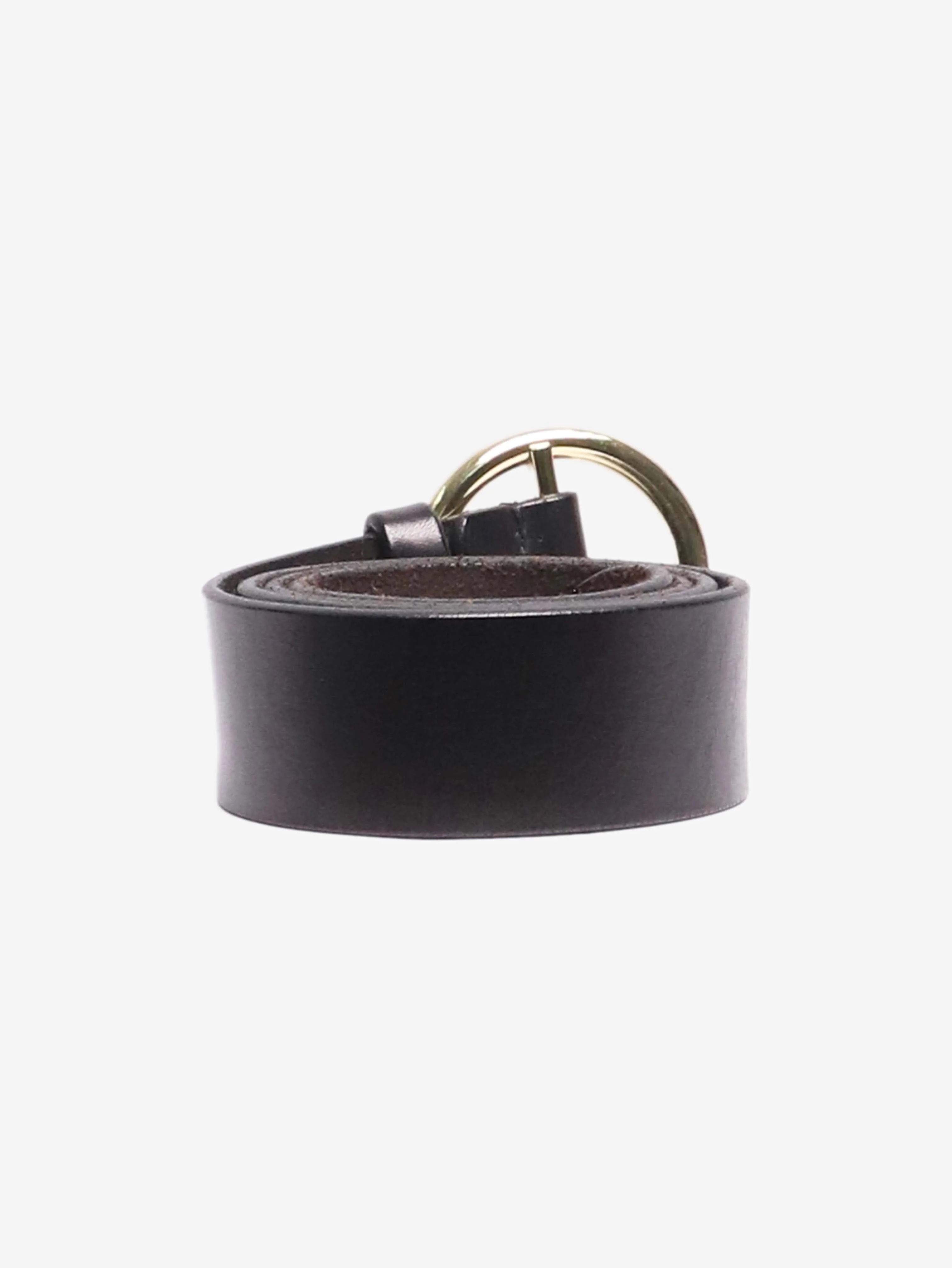 Black round buckle belt - Image 3
