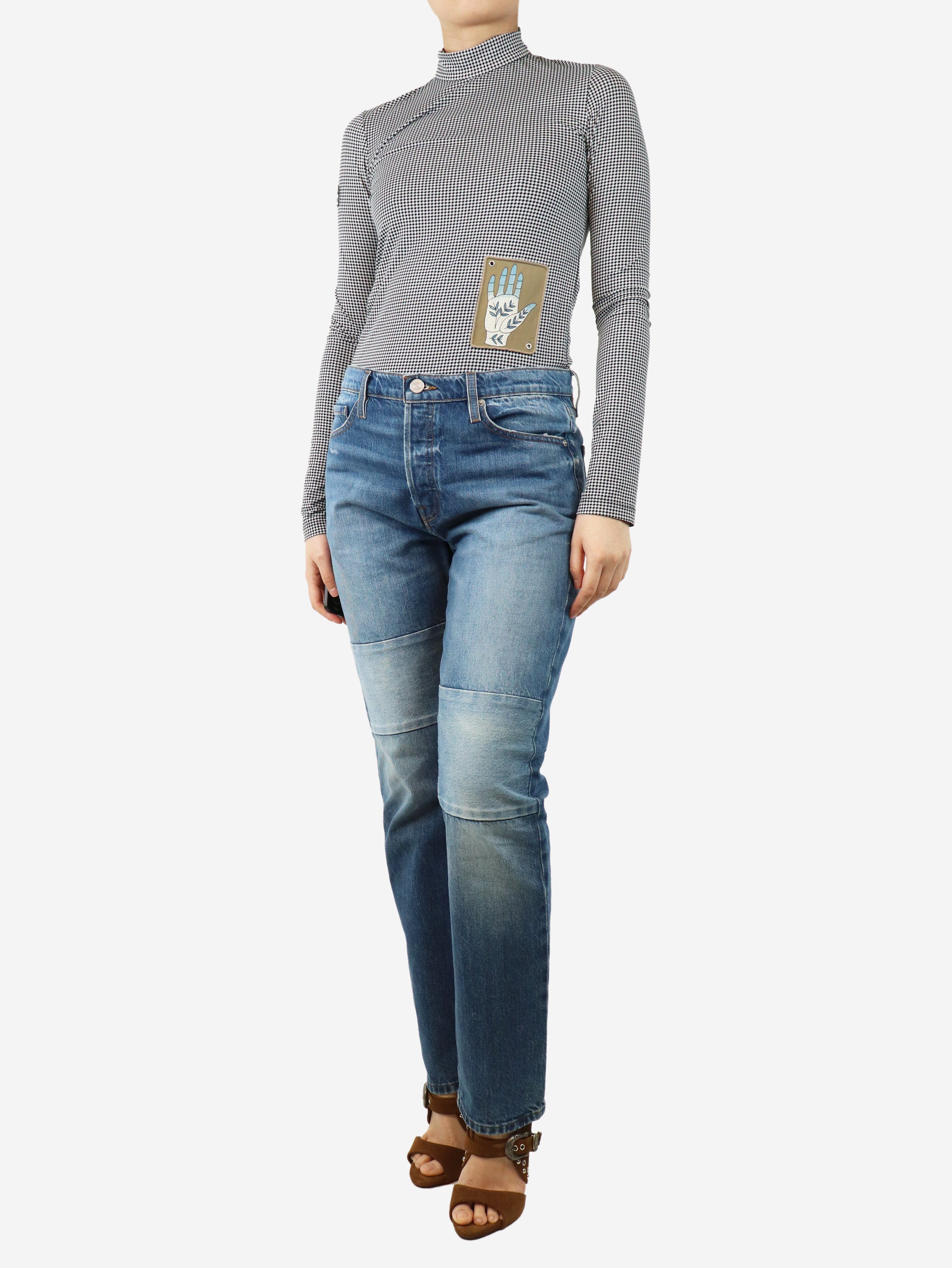 Blue Le Slouch jeans - size UK 8 - Image 2