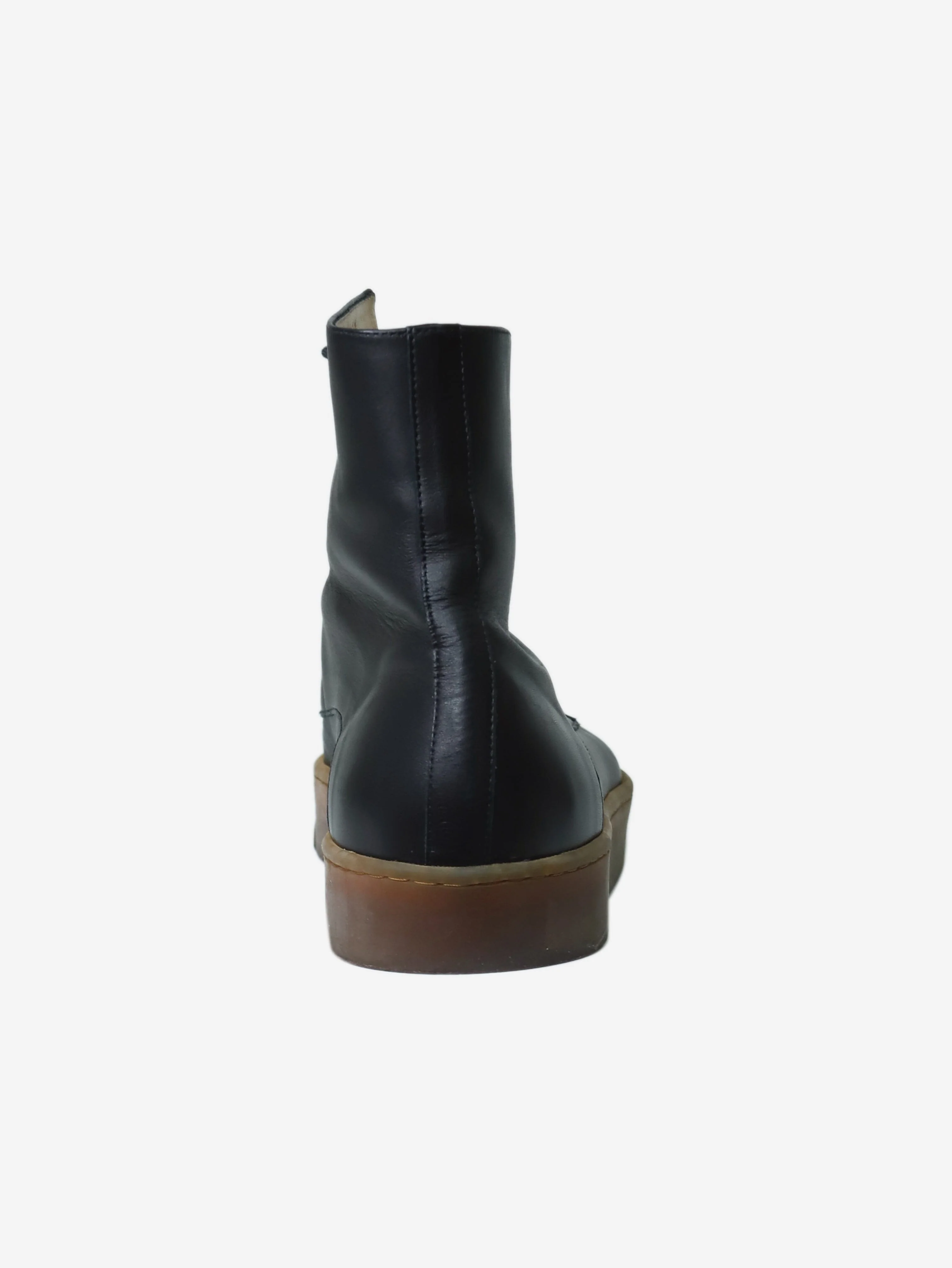 Black lace-up boots - size EU 40.5 (UK 7.5) - Image 3