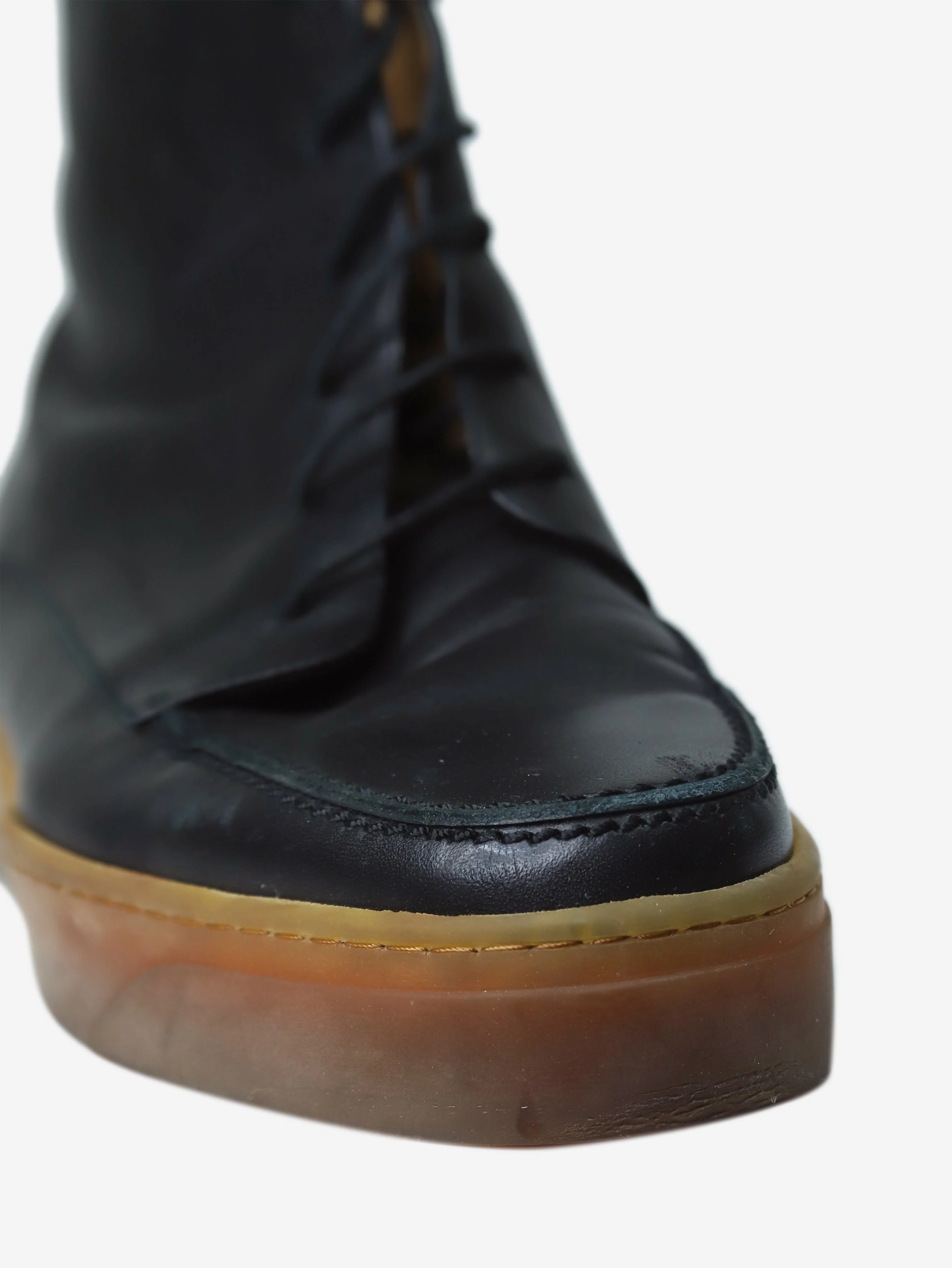 Black lace-up boots - size EU 40.5 (UK 7.5) - Image 4