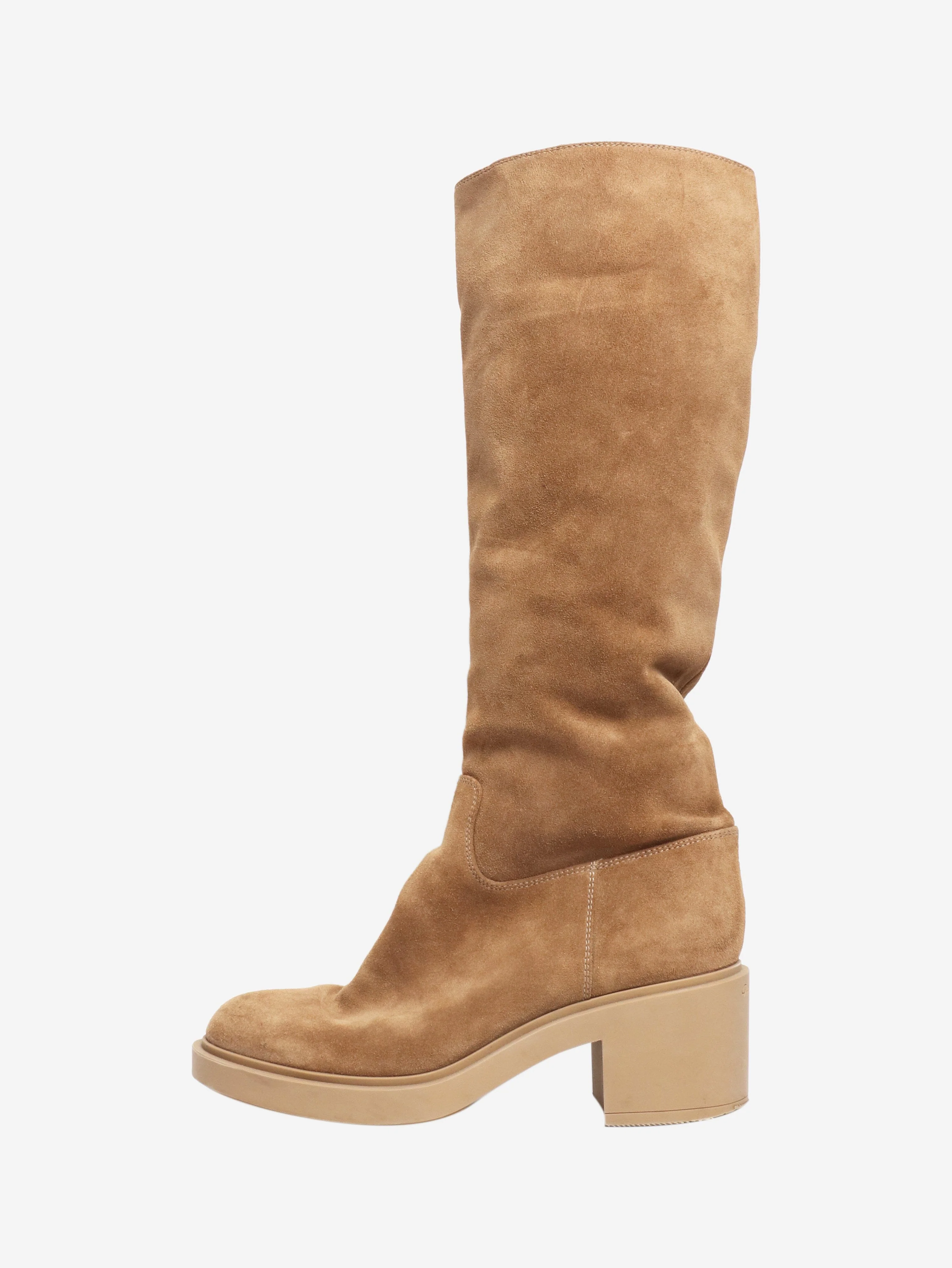 Camel Hynde knee-high boots - size EU 38.5