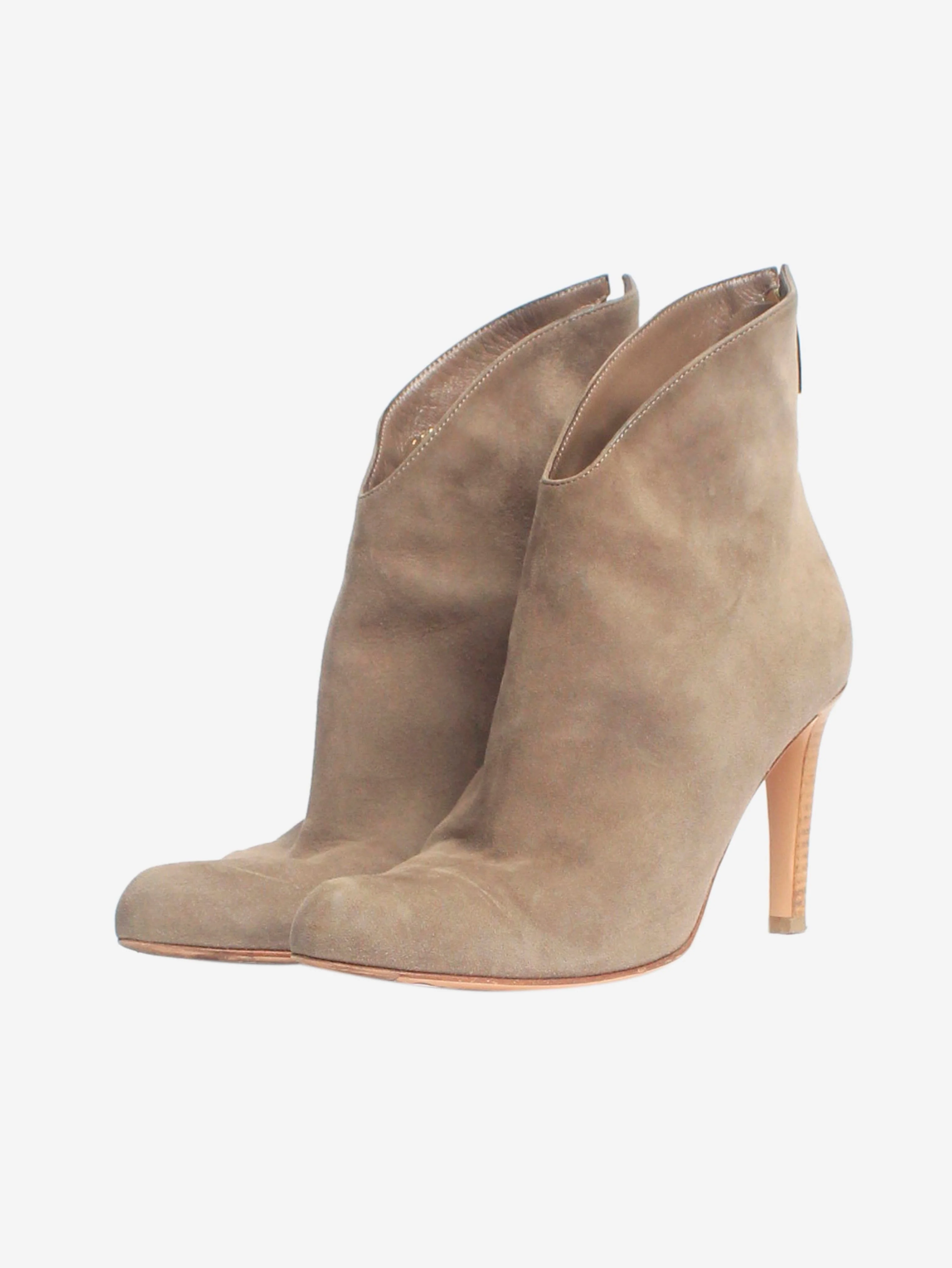 Grey suede ankle boots - size EU 36.5 - Image 2